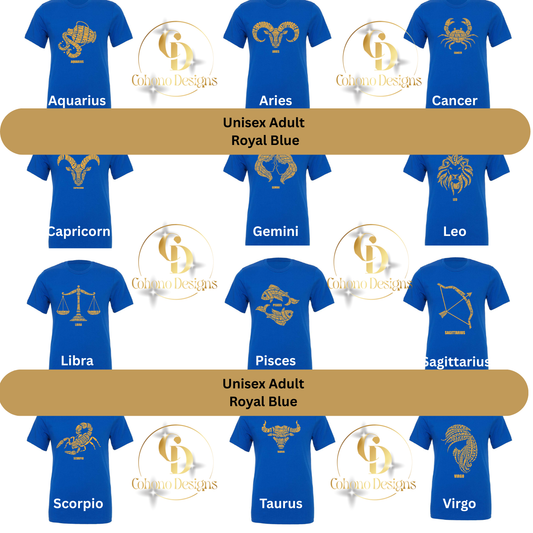 Zodiac Characteristics T-Shirt Collection