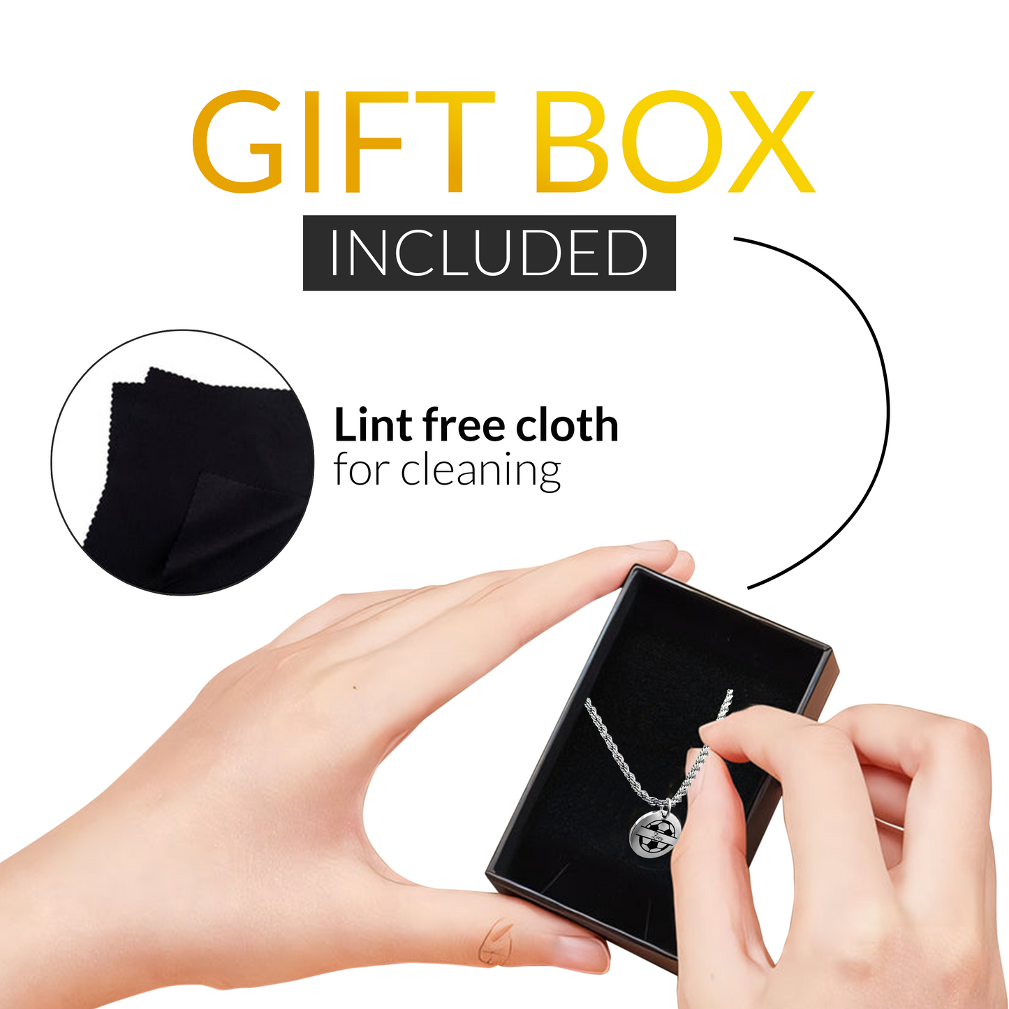 Soccer - Personalized Soccer Pendant Necklace