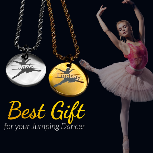 Personalized Jumping Dancer Necklace