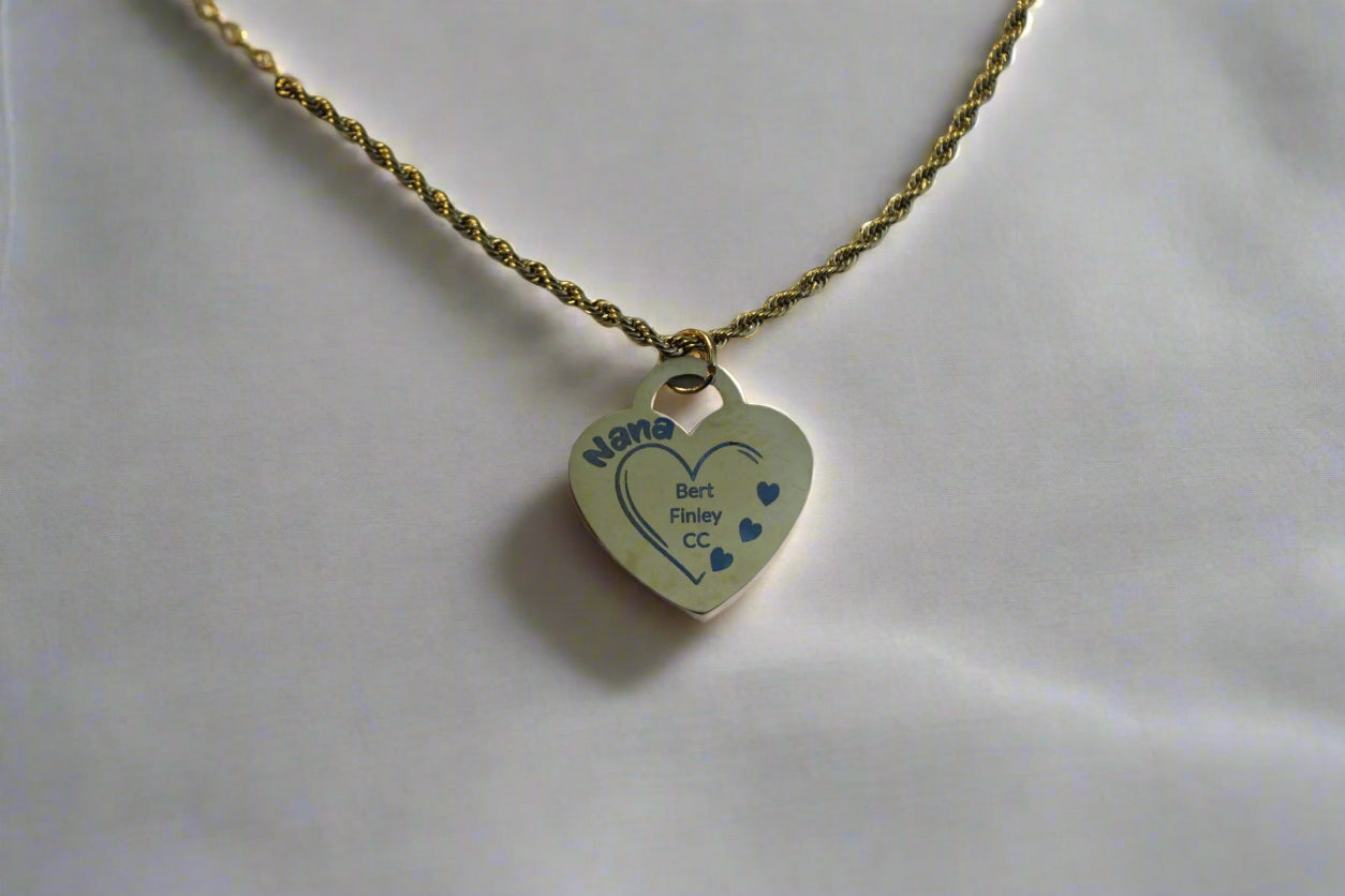Personalized Heart Mother's Necklace