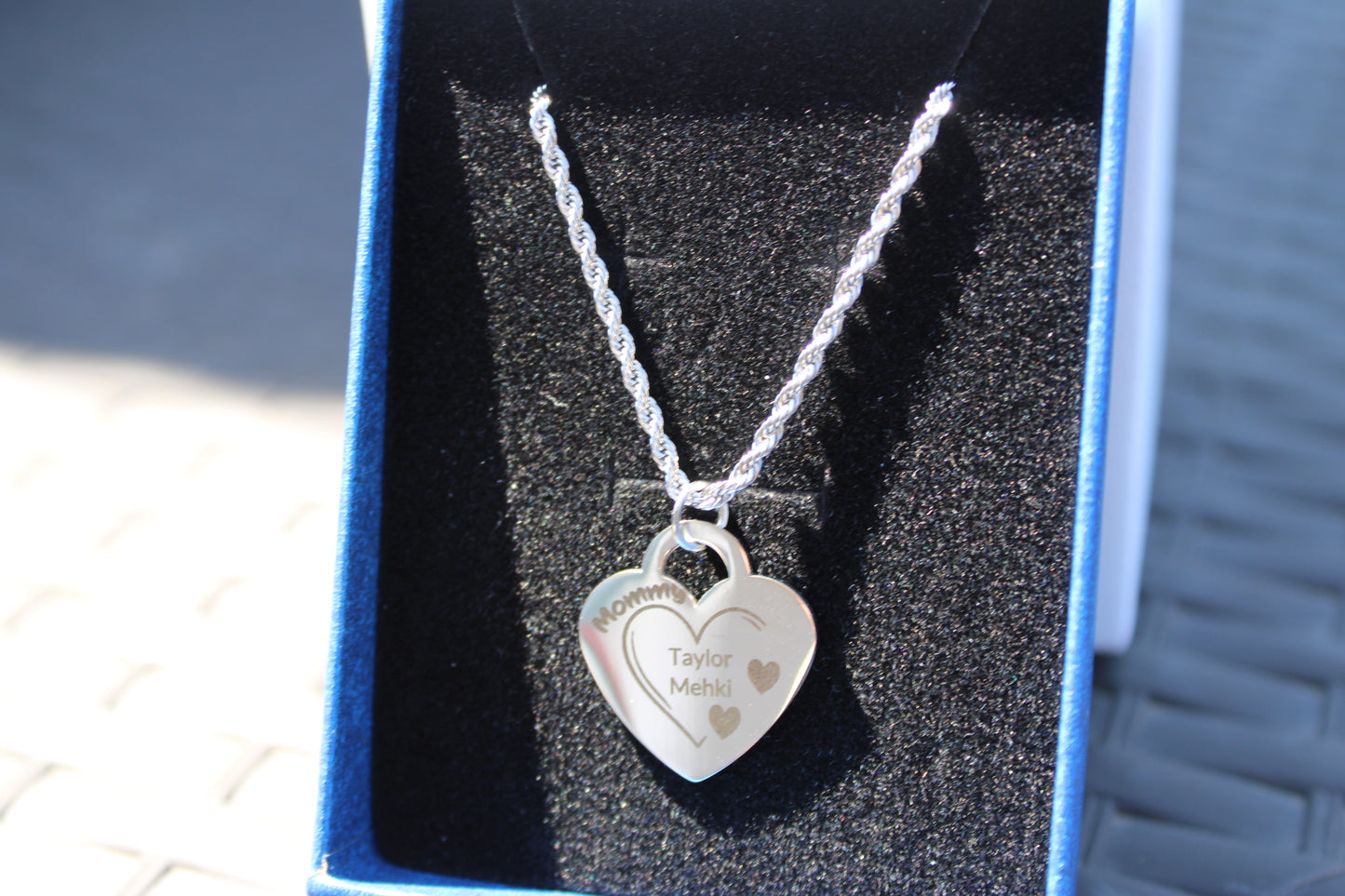 Personalized Heart Mother's Necklace