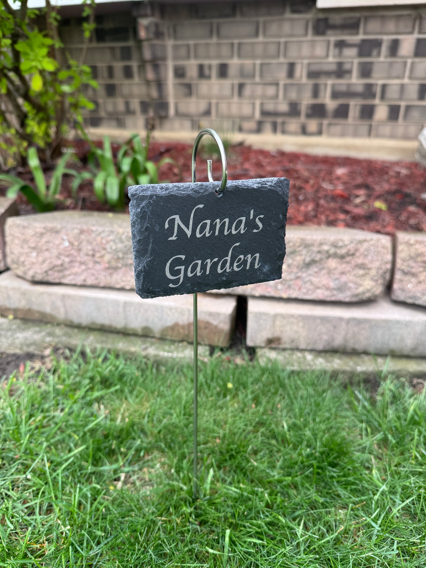 Personalized Slate Garden Sign Plant Marker