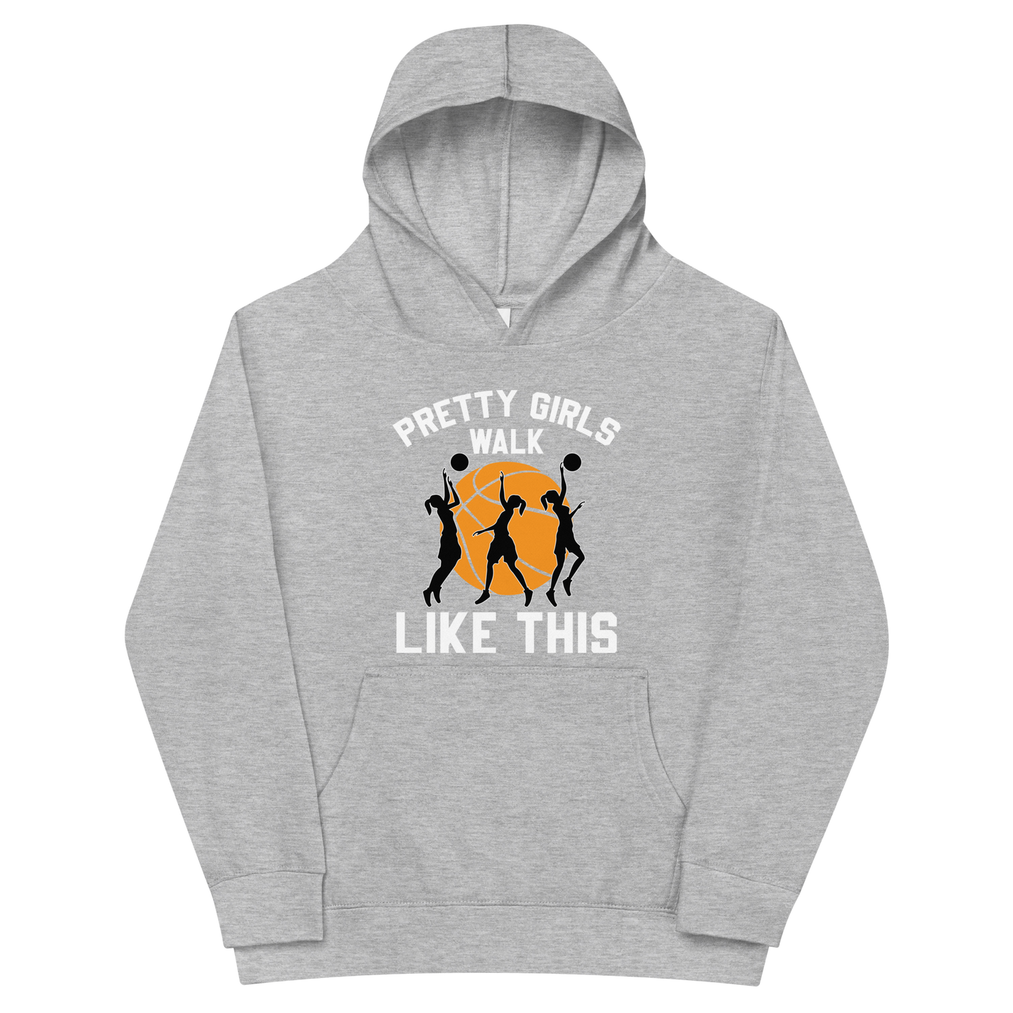Pretty Girls Walk...Basketball Youth Hoodie