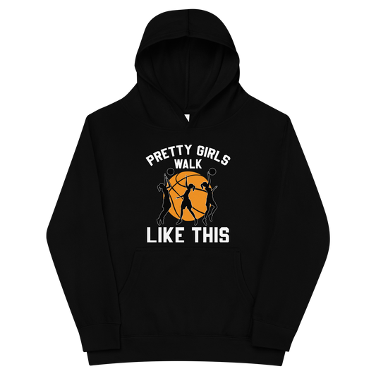 Pretty Girls Walk...Basketball Youth Hoodie