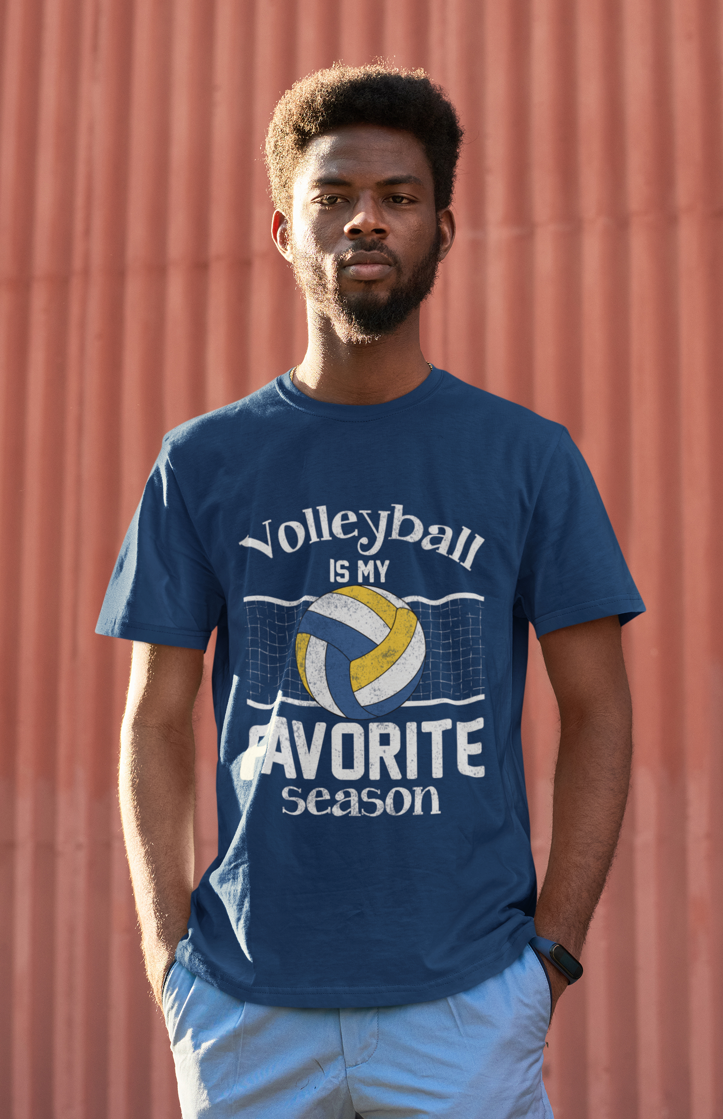 Volleyball Is My Favorite Season Unisex Adult t-shirt