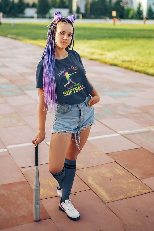 Just A Girl That Loves Softball Unisex t-shirt