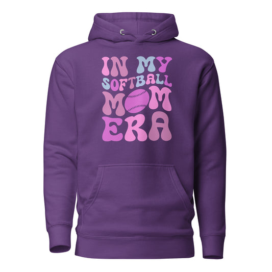 In My Softball Mom Era Unisex Hoodie