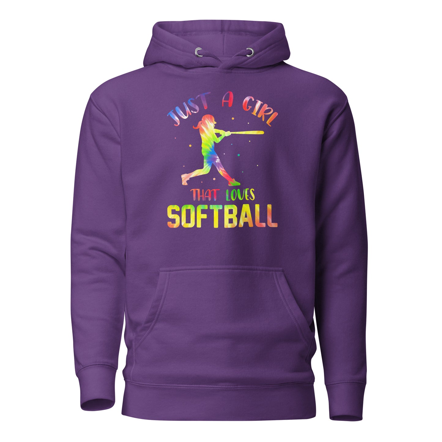 Just A Girl That Loves Softball Unisex Hoodie