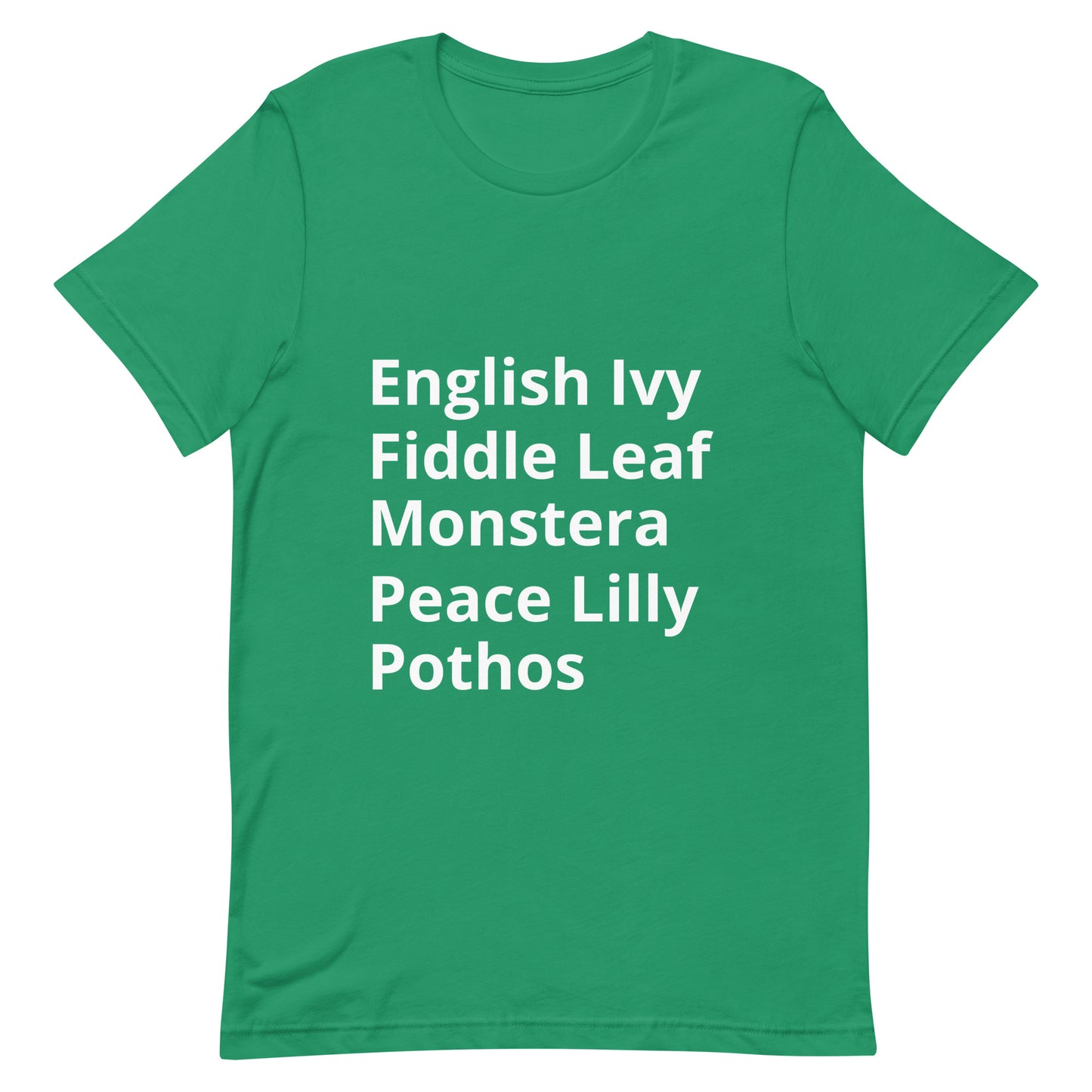 Favorite Plants Adult Unisex t-shirt