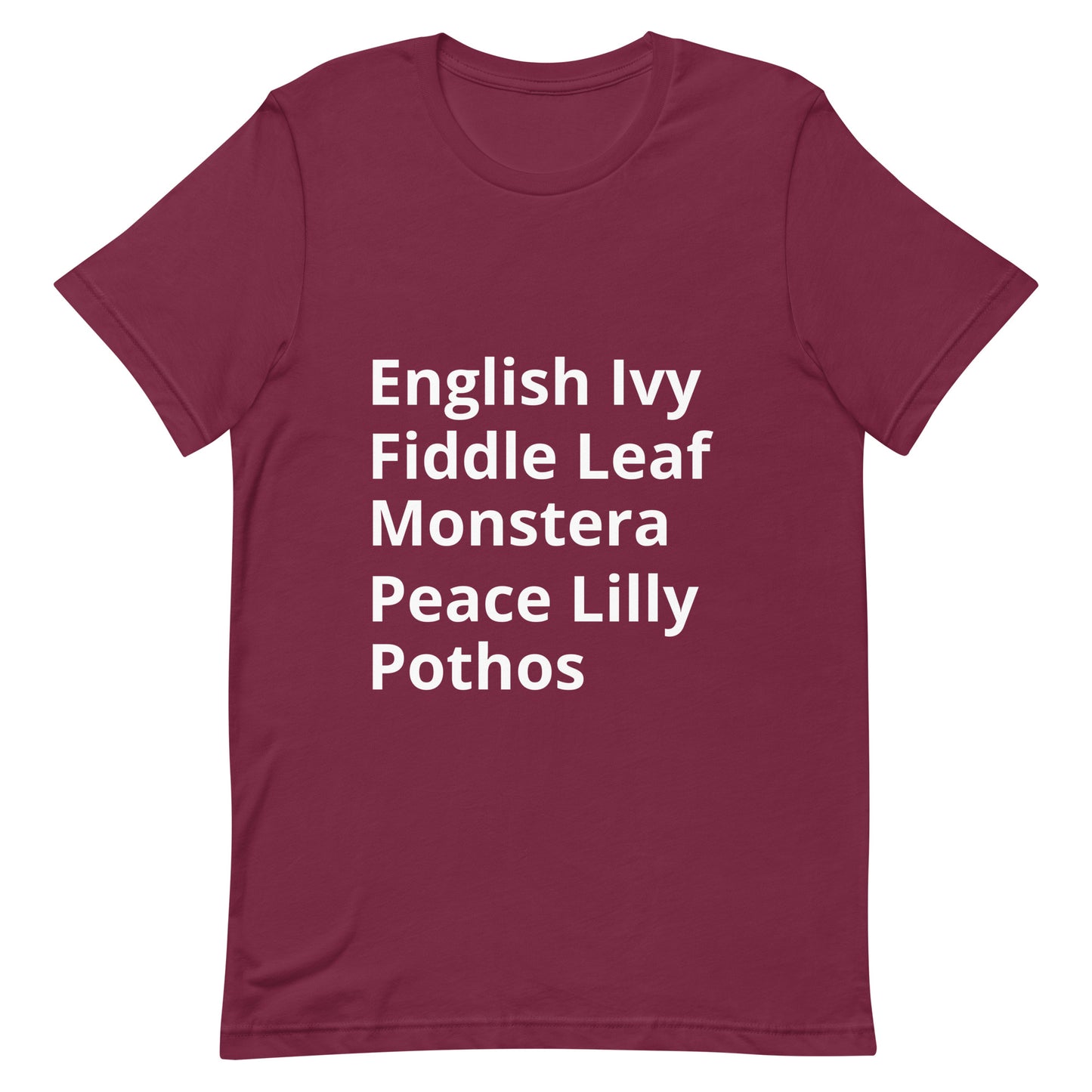 Favorite Plants Adult Unisex t-shirt