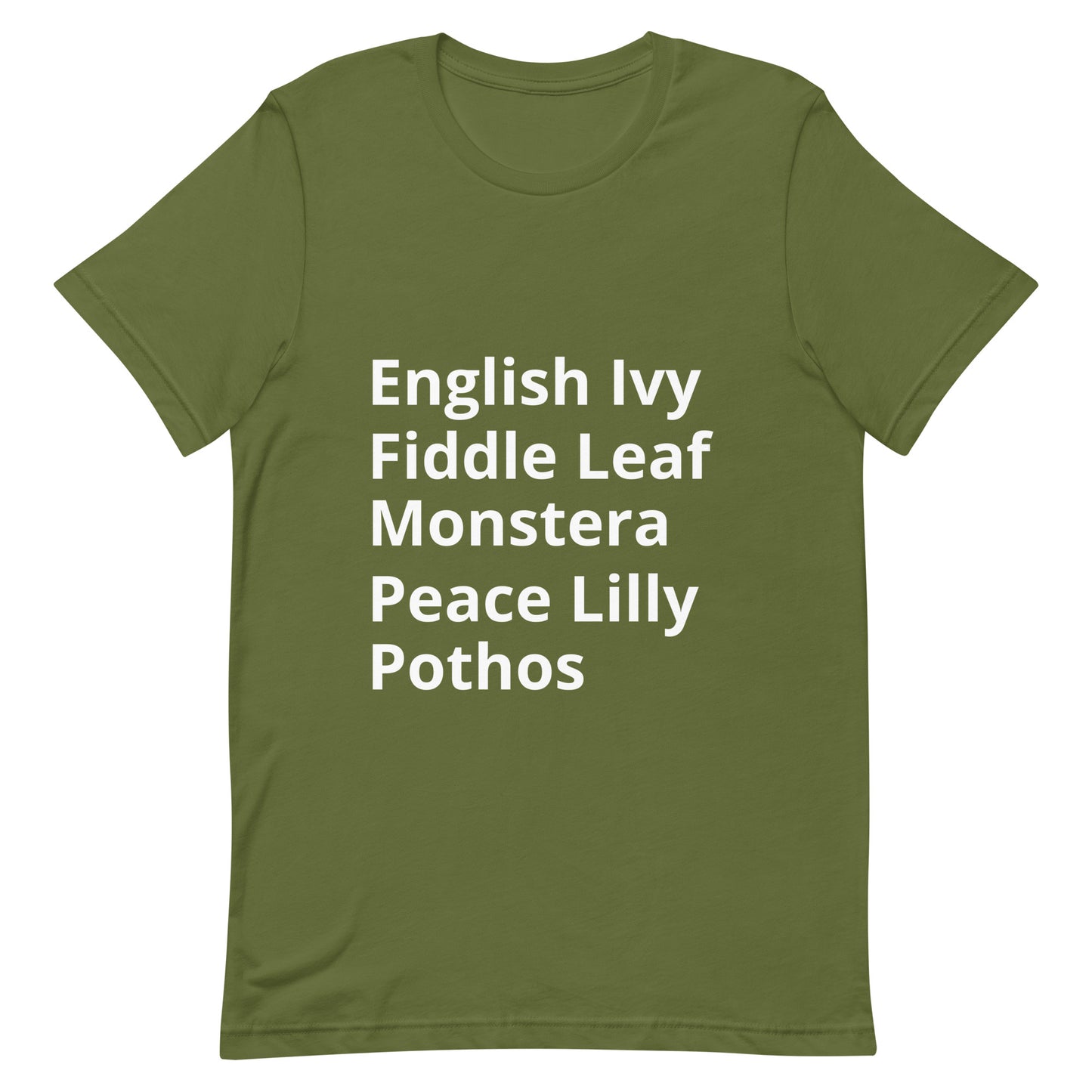 Favorite Plants Adult Unisex t-shirt