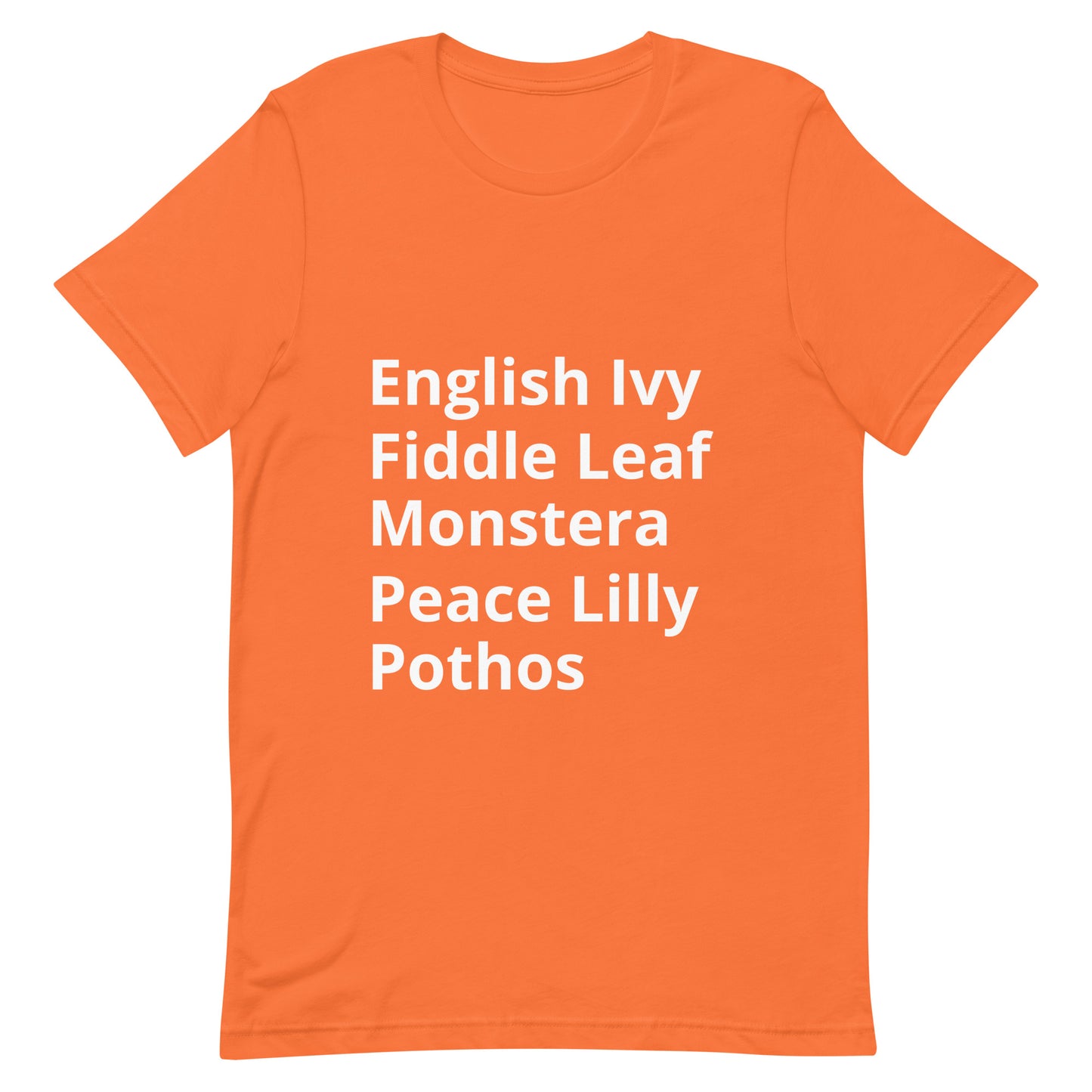 Favorite Plants Adult Unisex t-shirt