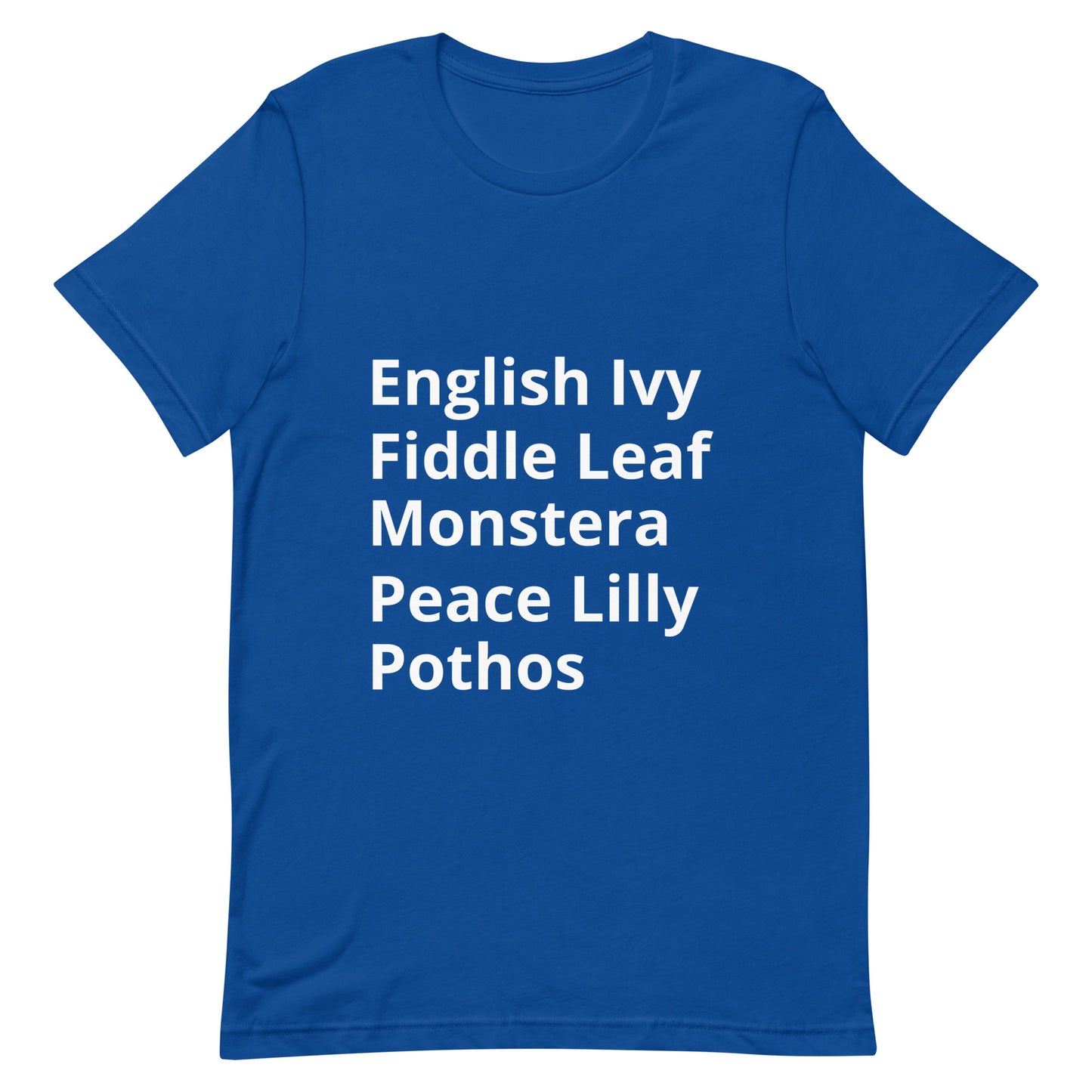 Favorite Plants Adult Unisex t-shirt