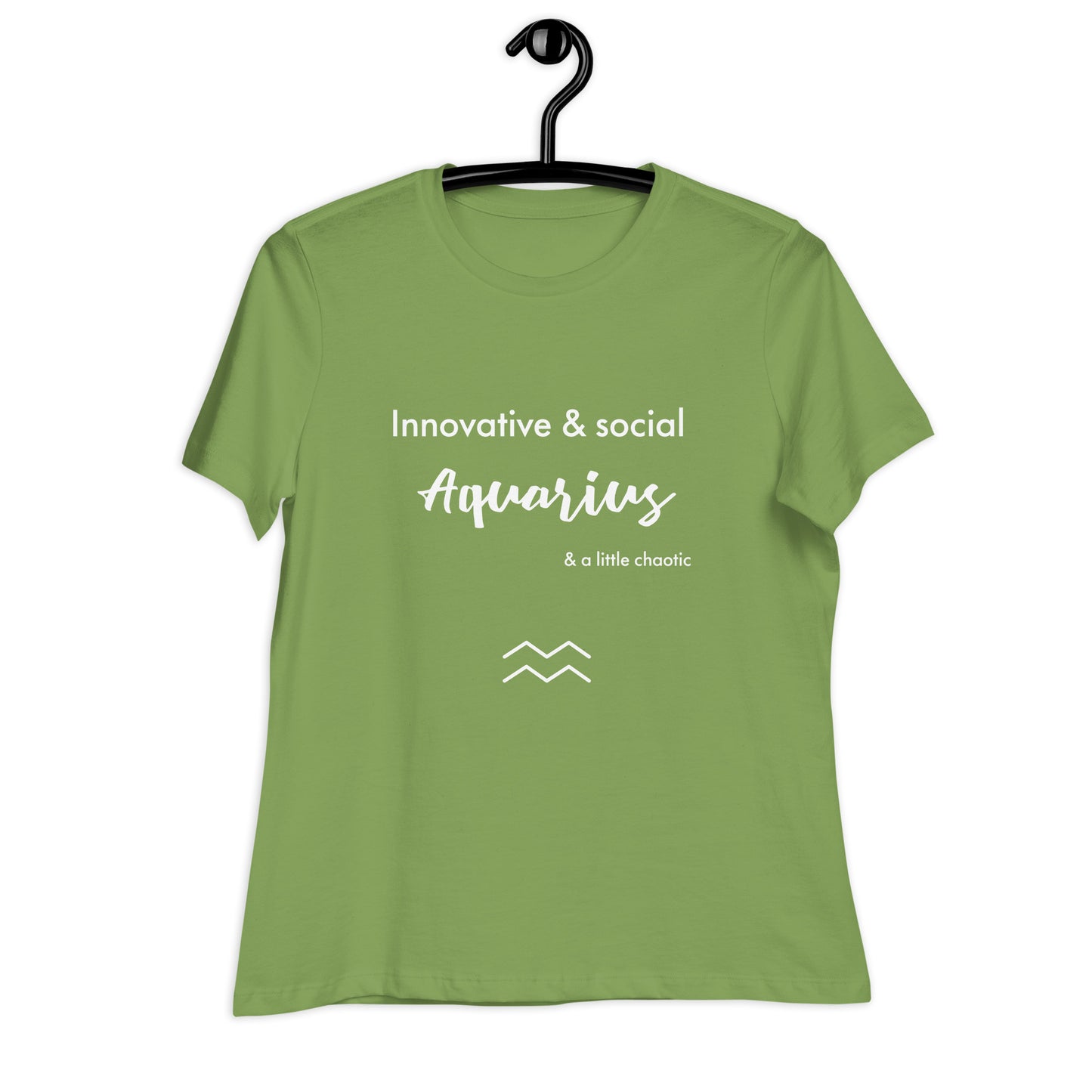 Aquarius Innovative & Social and a Little Chaotic Women's Relaxed T-Shirt