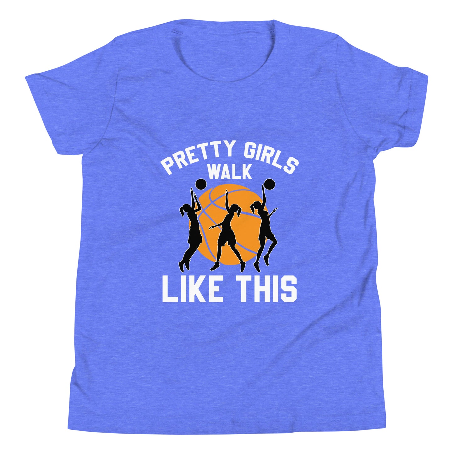 Pretty Girls Walk... Basketball Youth Short Sleeve T-Shirt