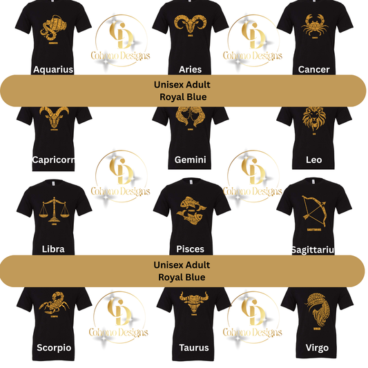 Zodiac Characteristics T-Shirt Collection