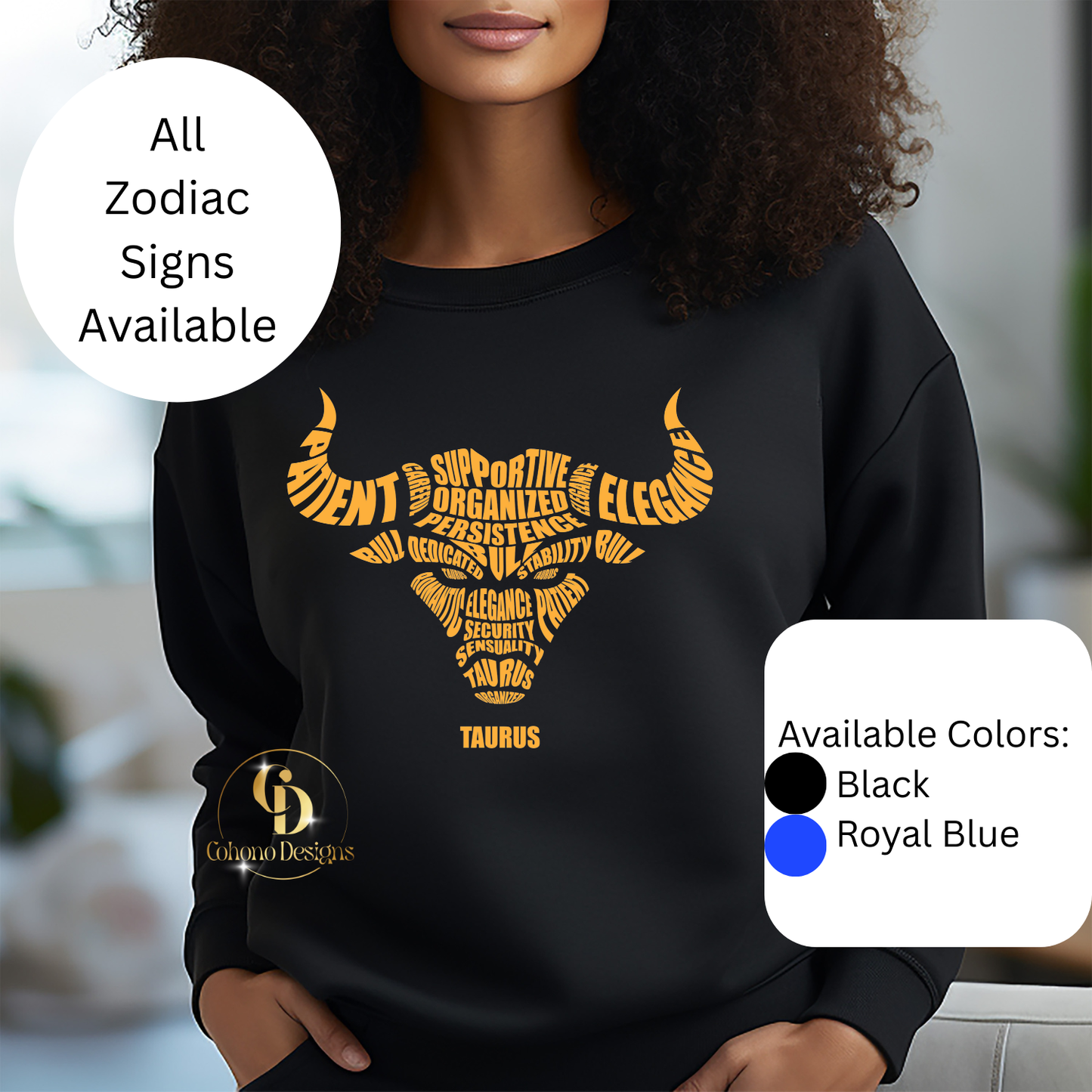 Zodiac Characteristics Crewneck Sweatshirts