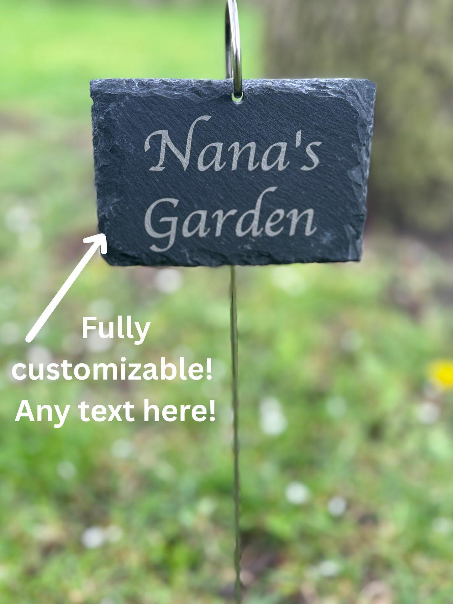 Personalized Slate Garden Sign Plant Marker
