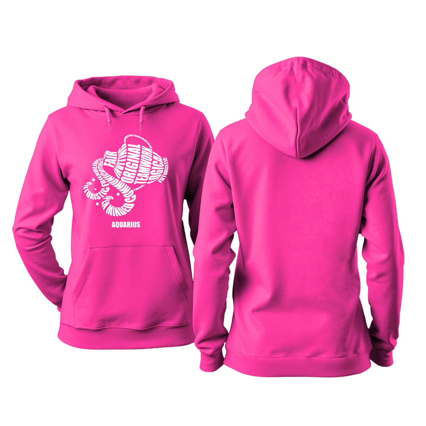 Zodiac Characteristics Hoodie – Pink Edition