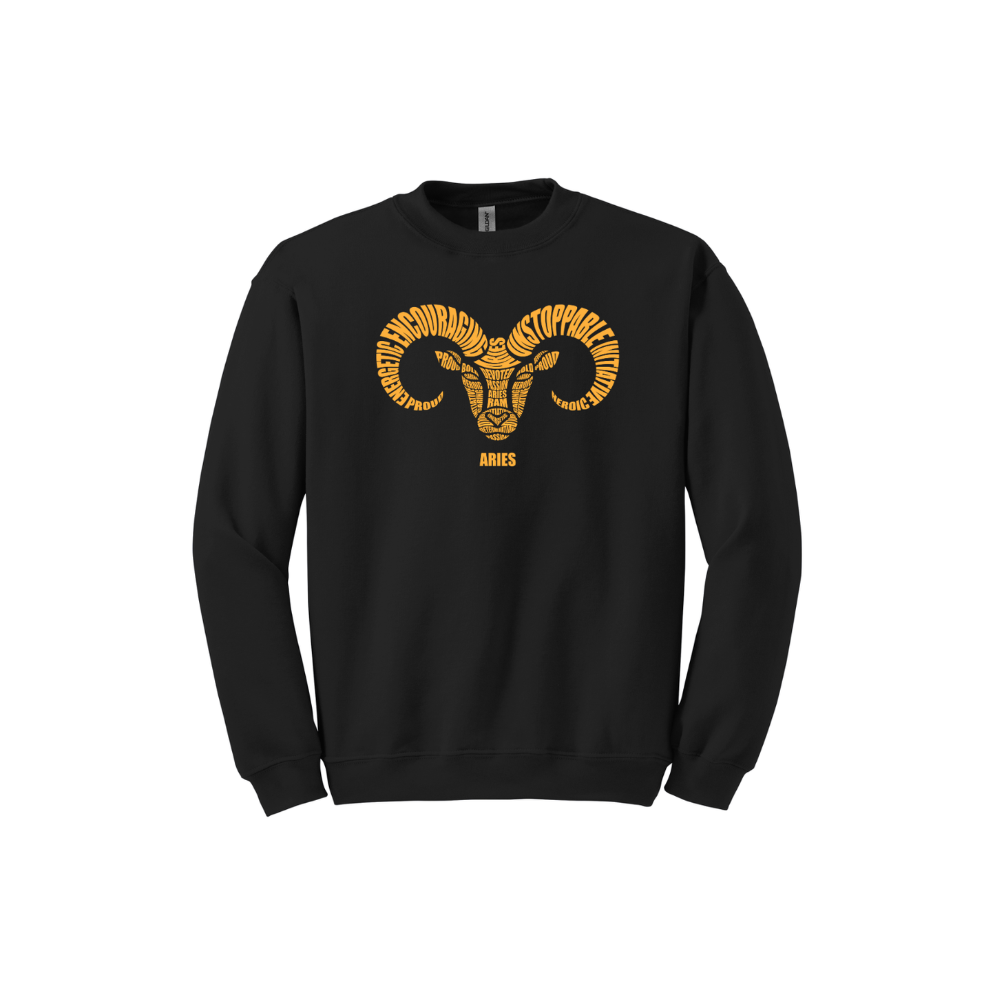 Aries Ram Characteristics Crewneck Sweatshirt — Unisex (S–5X)
