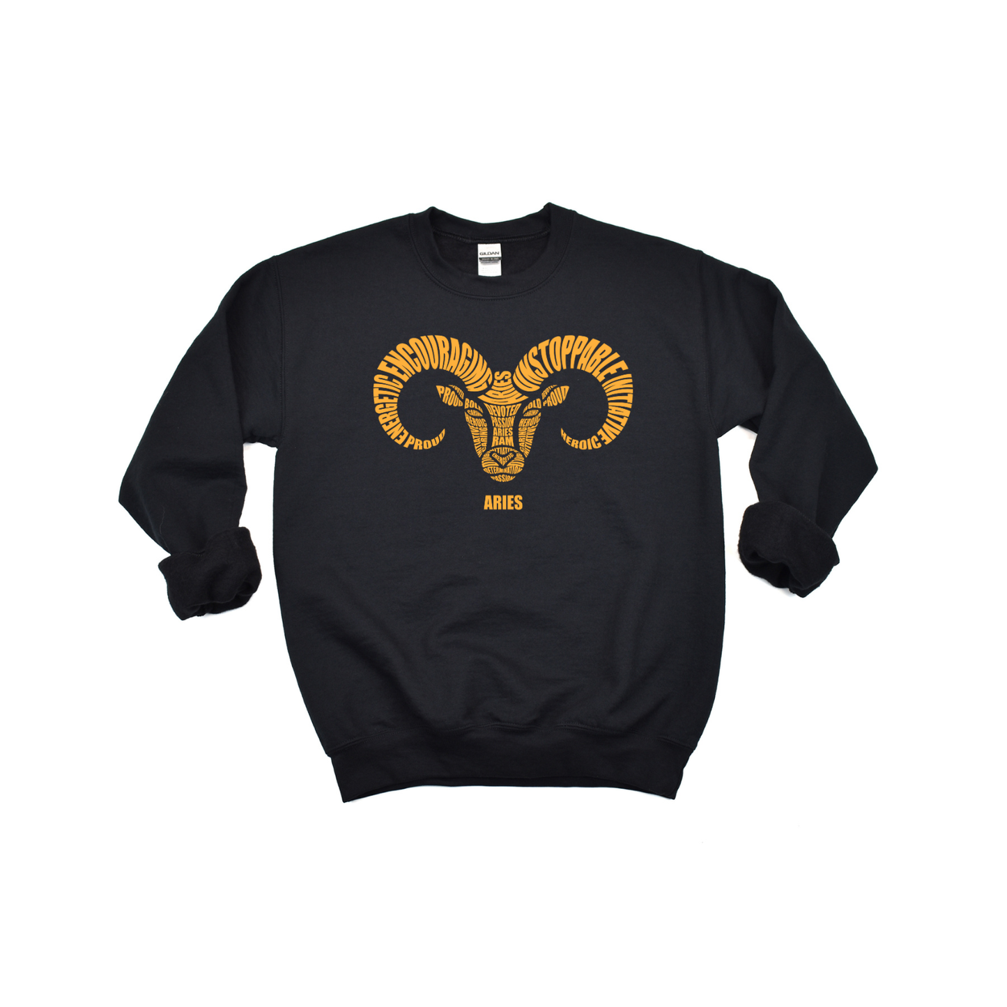 Aries Ram Characteristics Crewneck Sweatshirt — Unisex (S–5X)