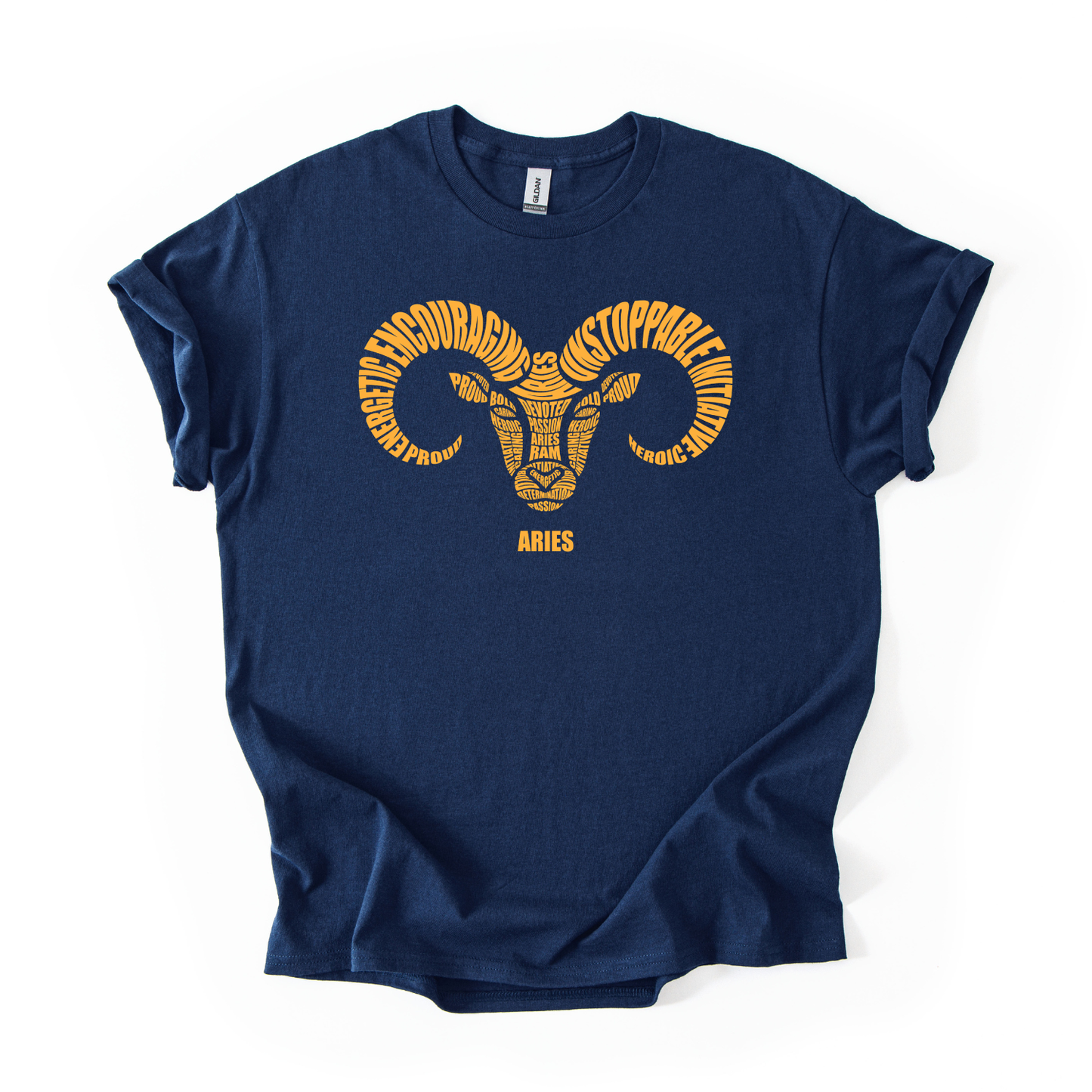 Zodiac Characteristics Navy Blue T-Shirt – All Signs Available