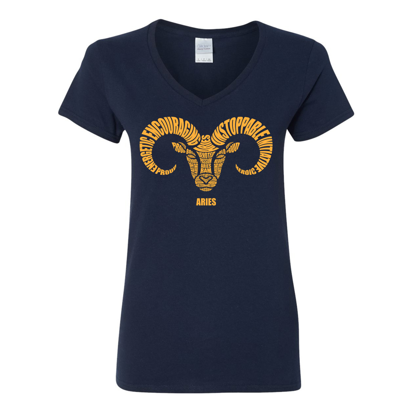 Zodiac Characteristics Navy Blue T-Shirt – All Signs Available