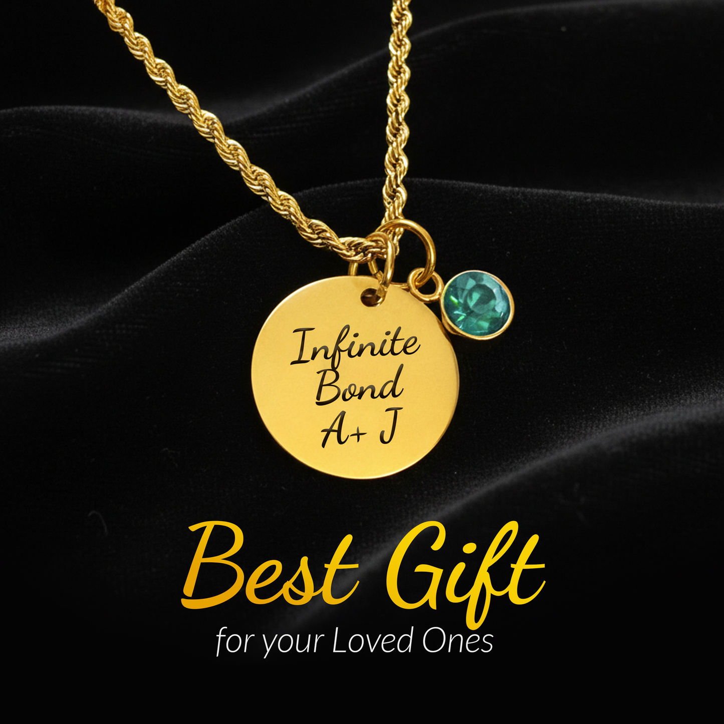 Personalized “Piece of My Heart Is in Heaven” Memorial Necklace