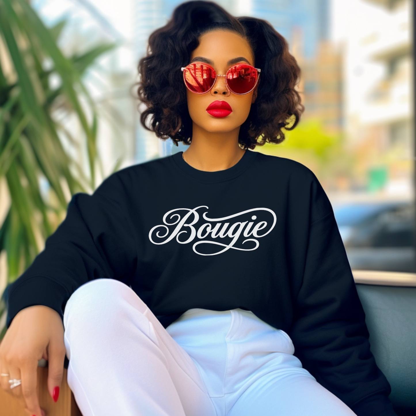 Bougie Unisex Crewneck Sweatshirt