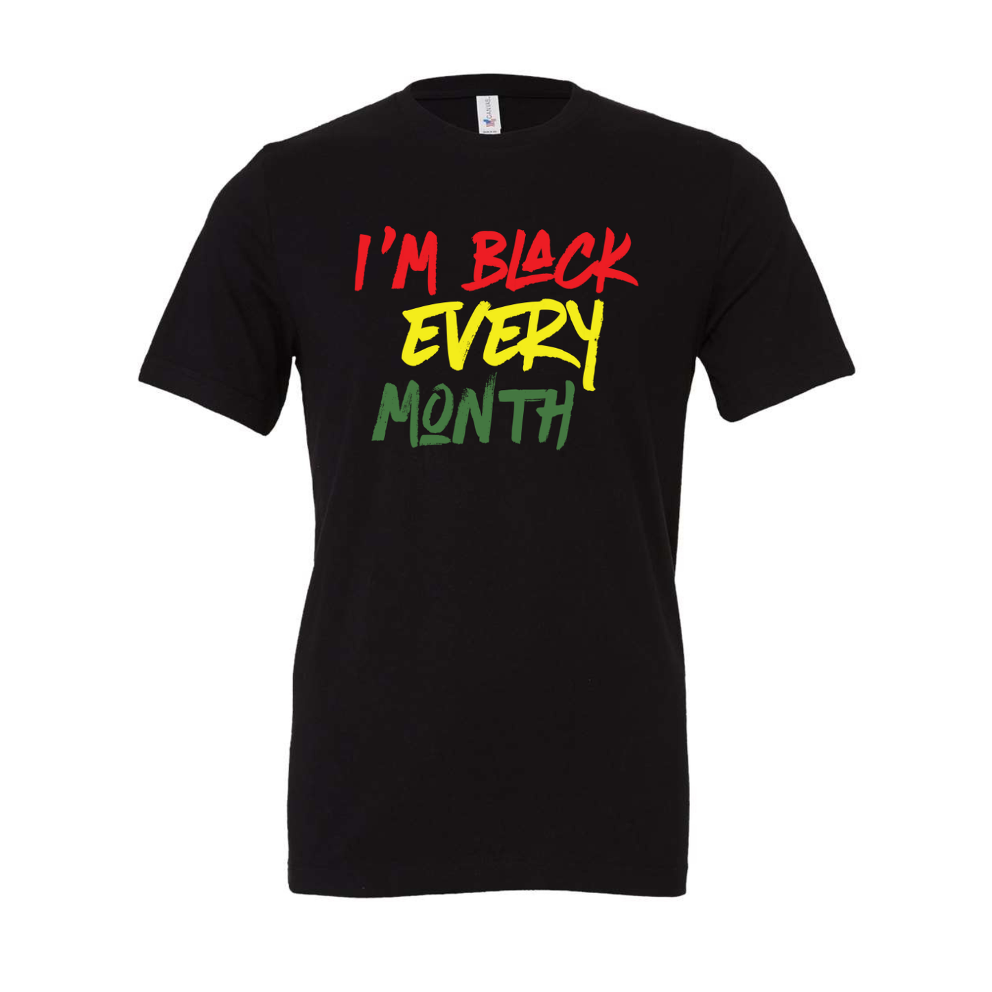 I’m Black Every Month — Unisex & Women’s V-Neck T-Shirt