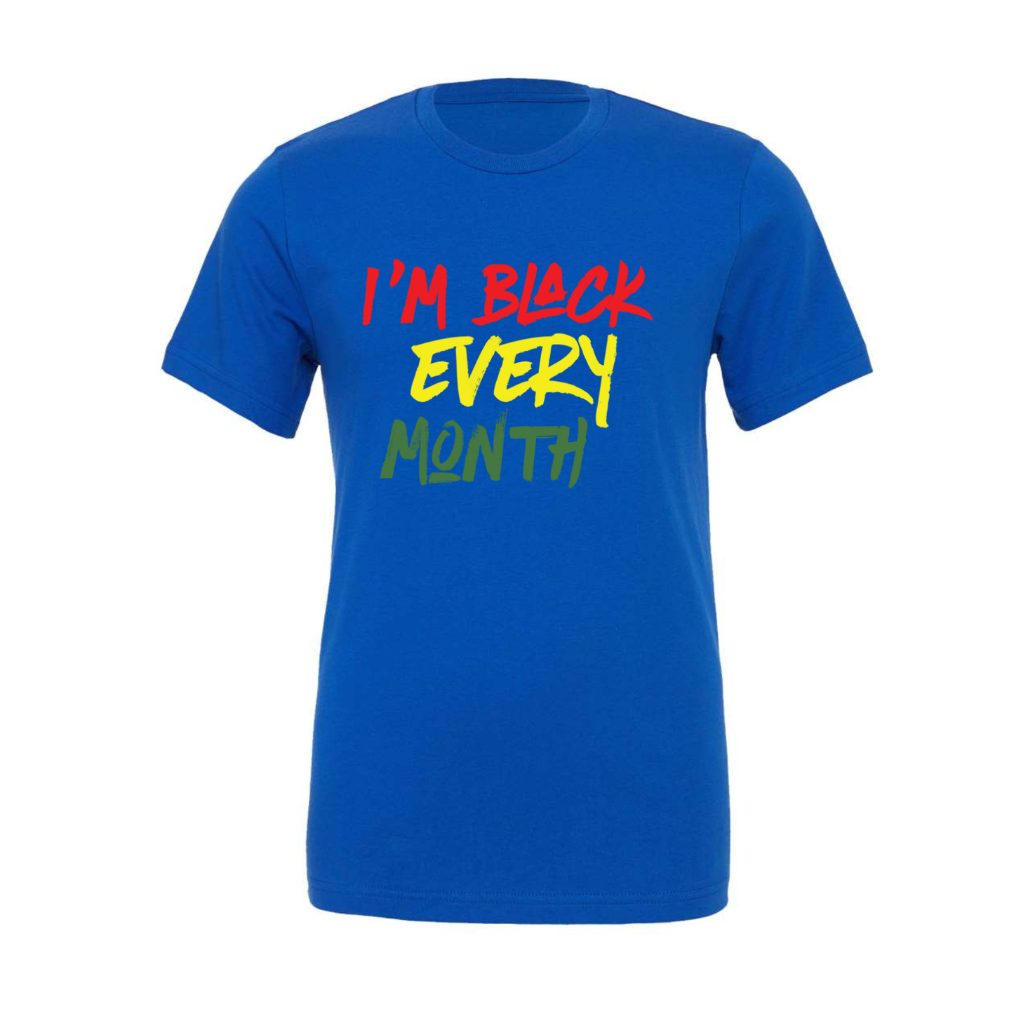 I’m Black Every Month — Unisex & Women’s V-Neck T-Shirt