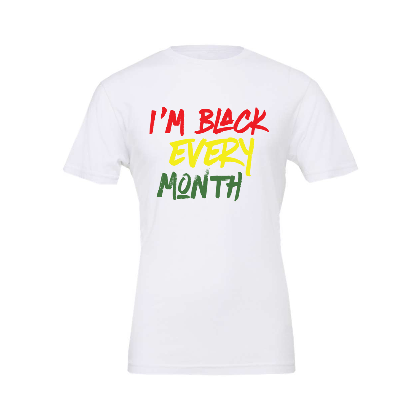 I’m Black Every Month — Unisex & Women’s V-Neck T-Shirt