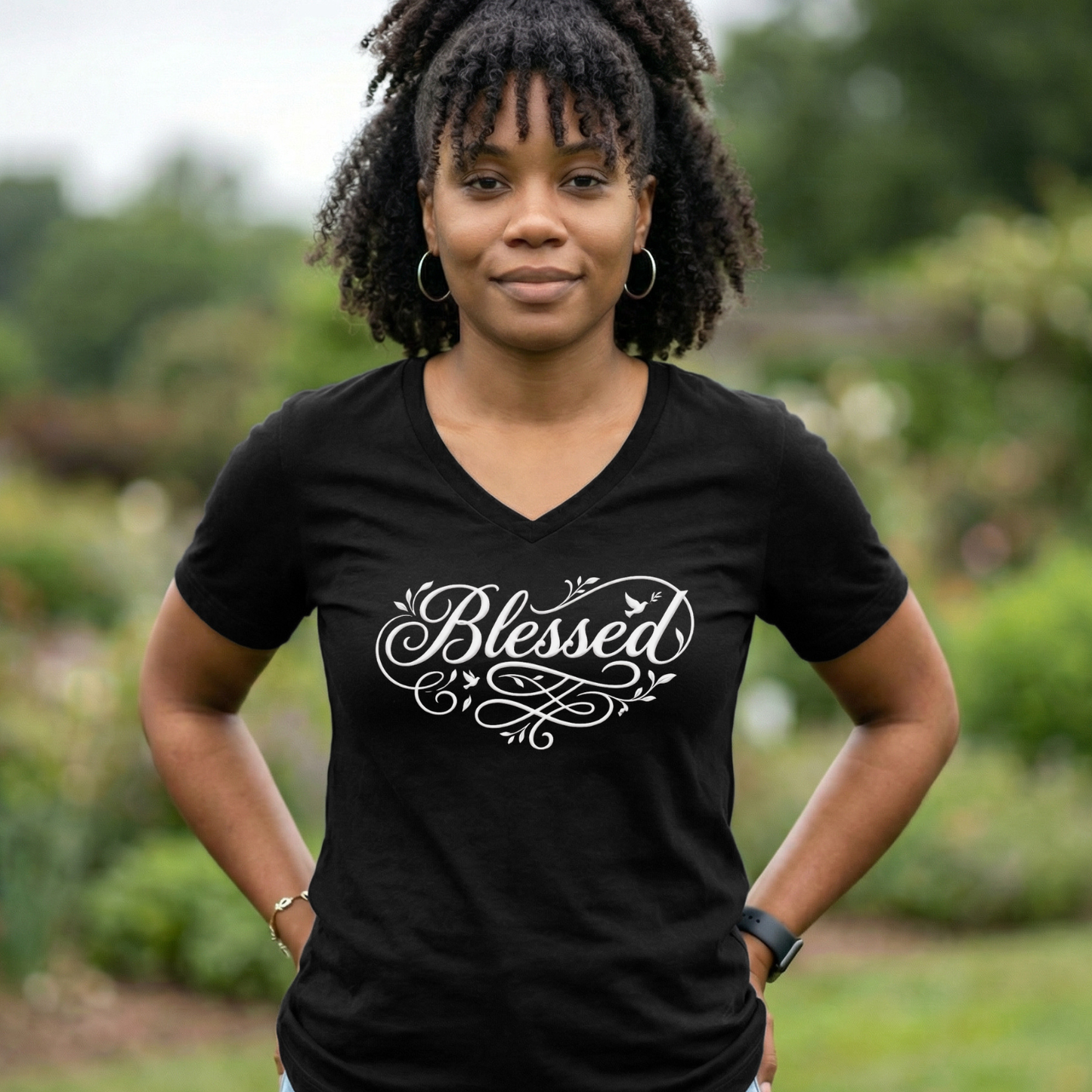 Blessed Women's V-Neck T-Shirt