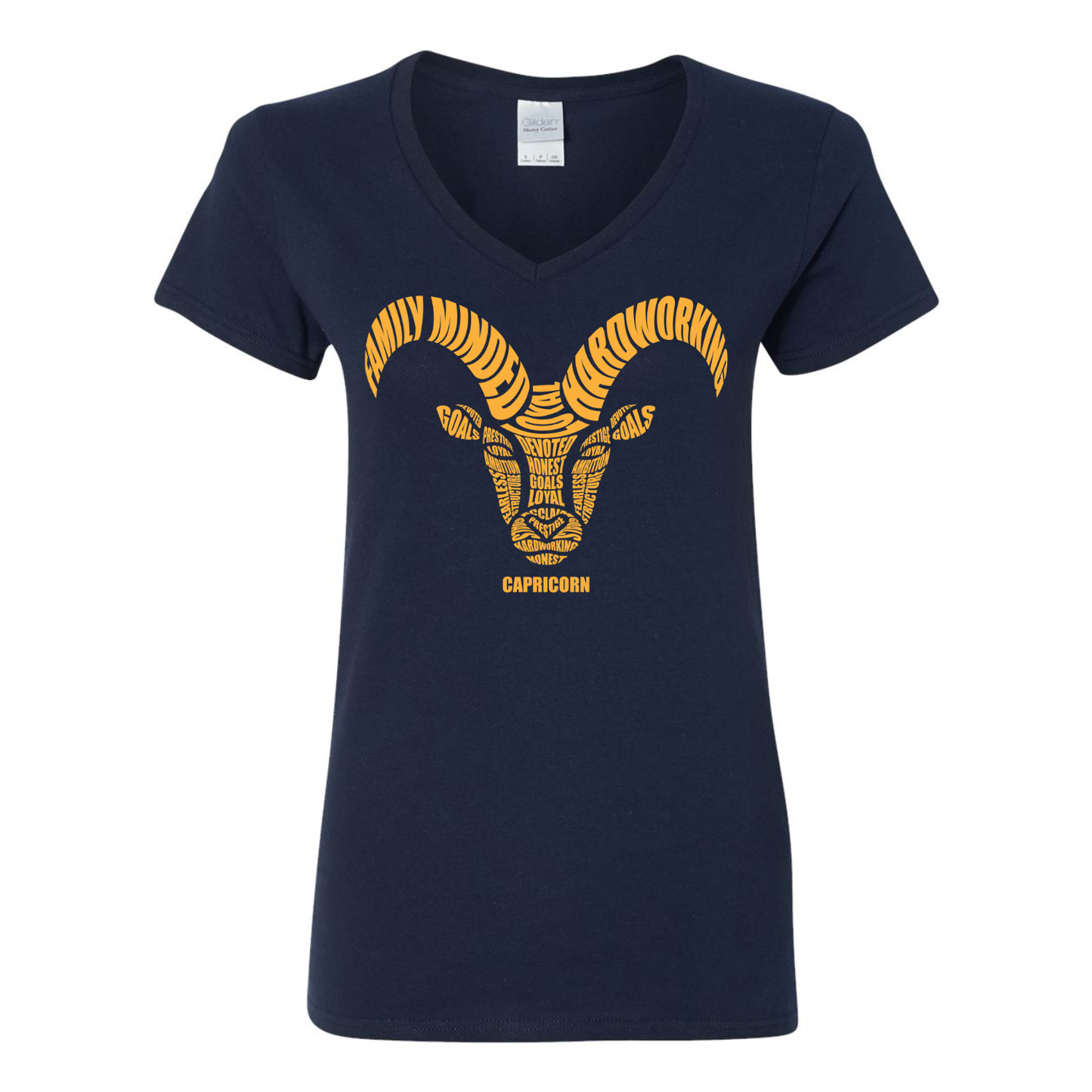 Zodiac Characteristics Navy Blue T-Shirt – All Signs Available