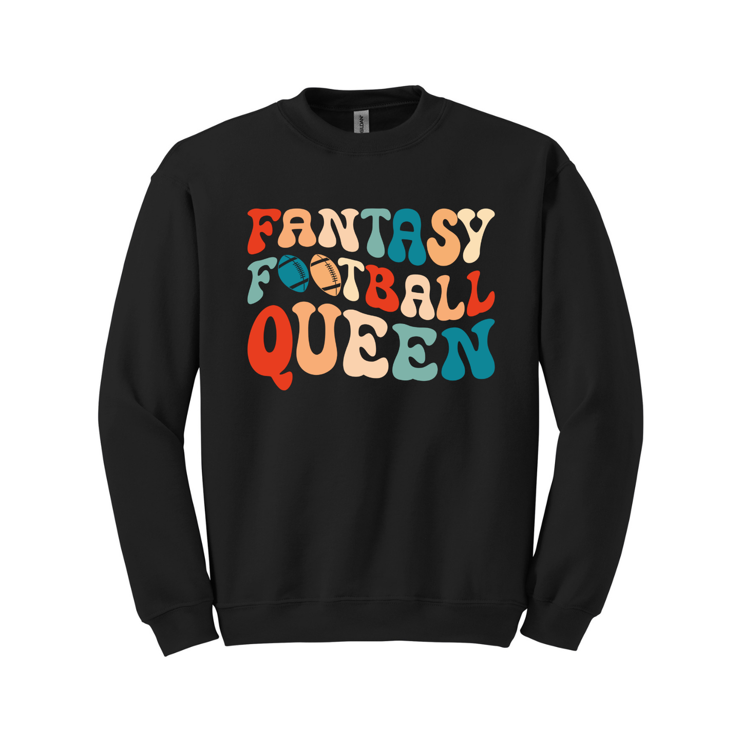 Fantasy Football Queen Unisex Crewneck Sweatshirt