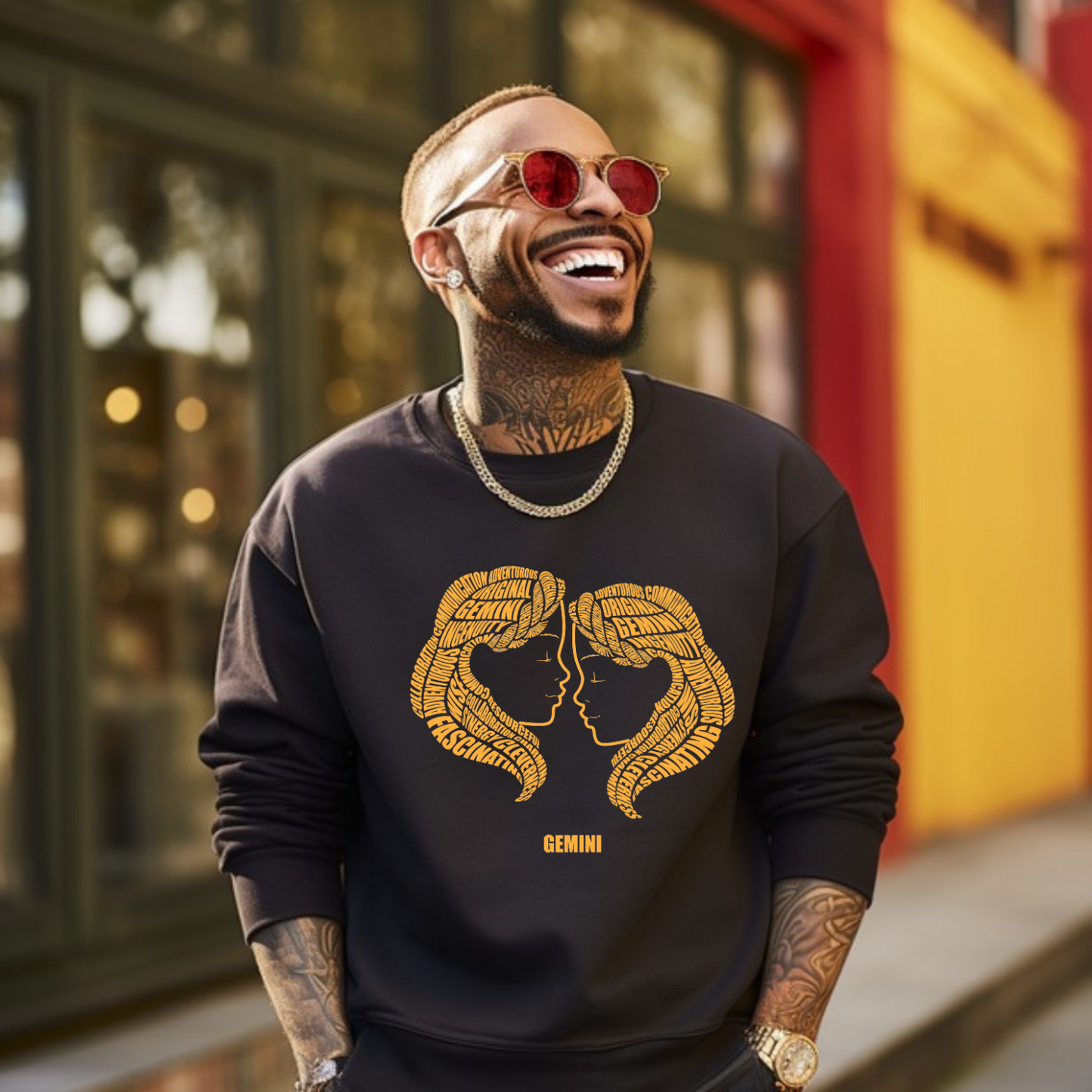 Gemini Twins Characteristics Crewneck Sweatshirt — Unisex (S–5X)