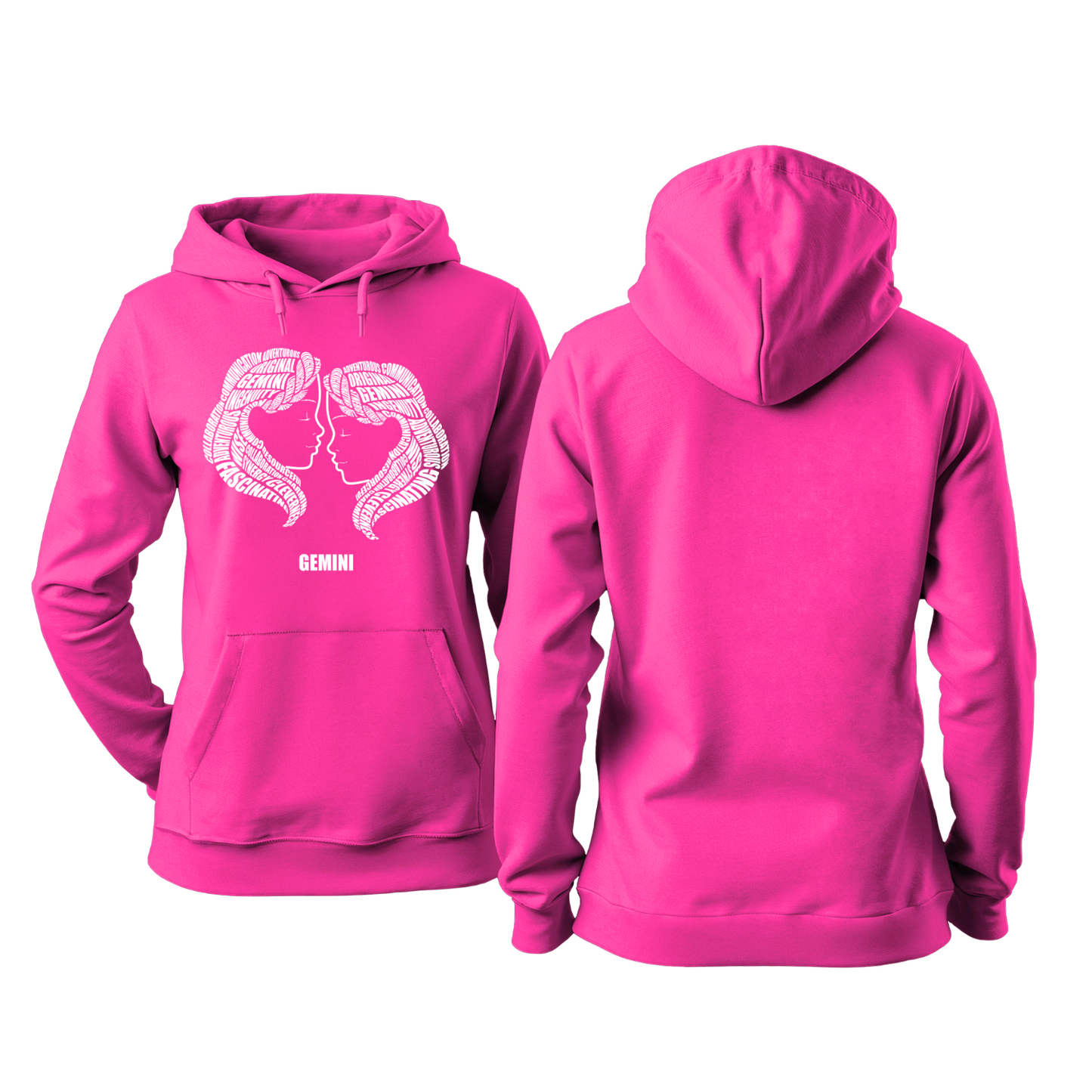 Zodiac Characteristics Hoodie – Pink Edition