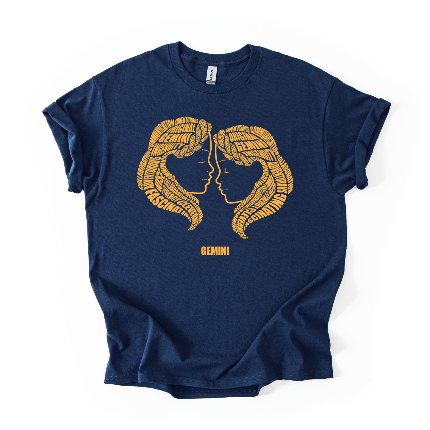 Zodiac Characteristics Navy Blue T-Shirt – All Signs Available