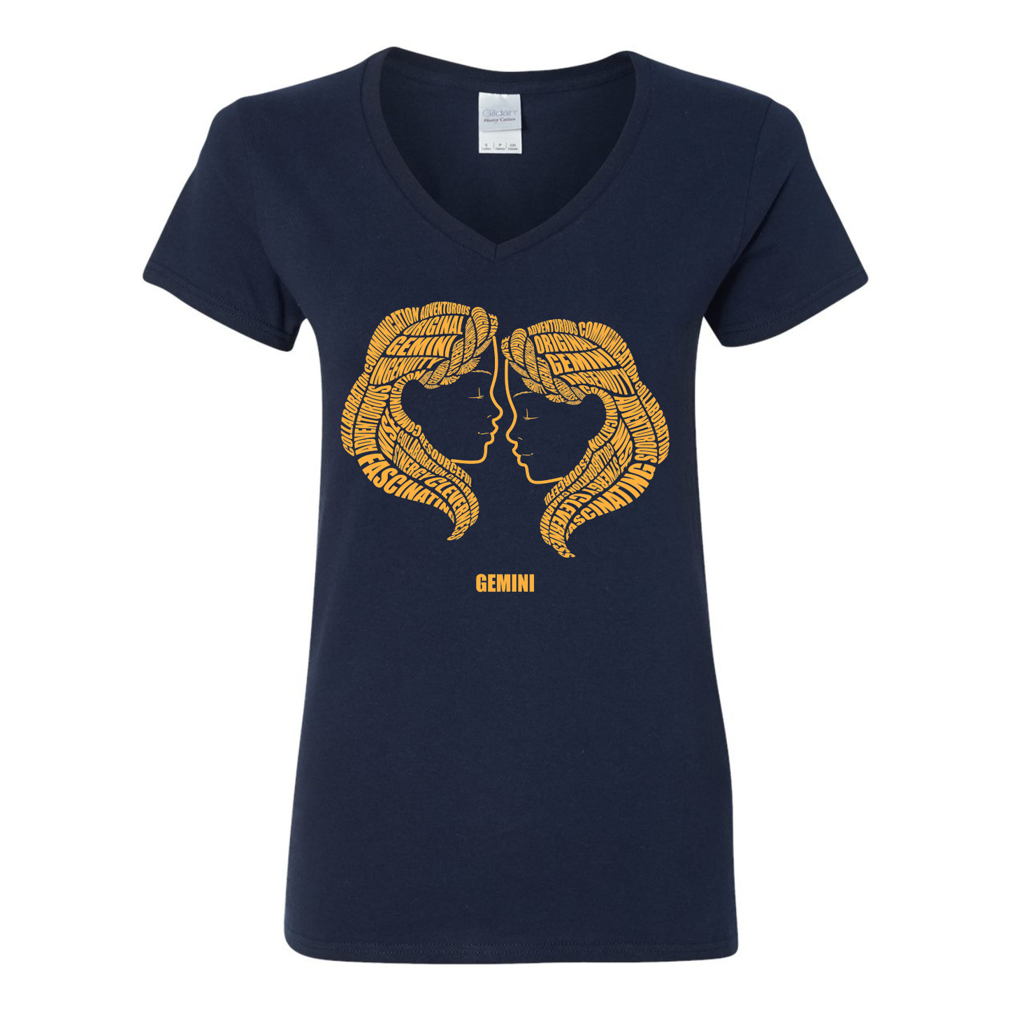 Zodiac Characteristics Navy Blue T-Shirt – All Signs Available