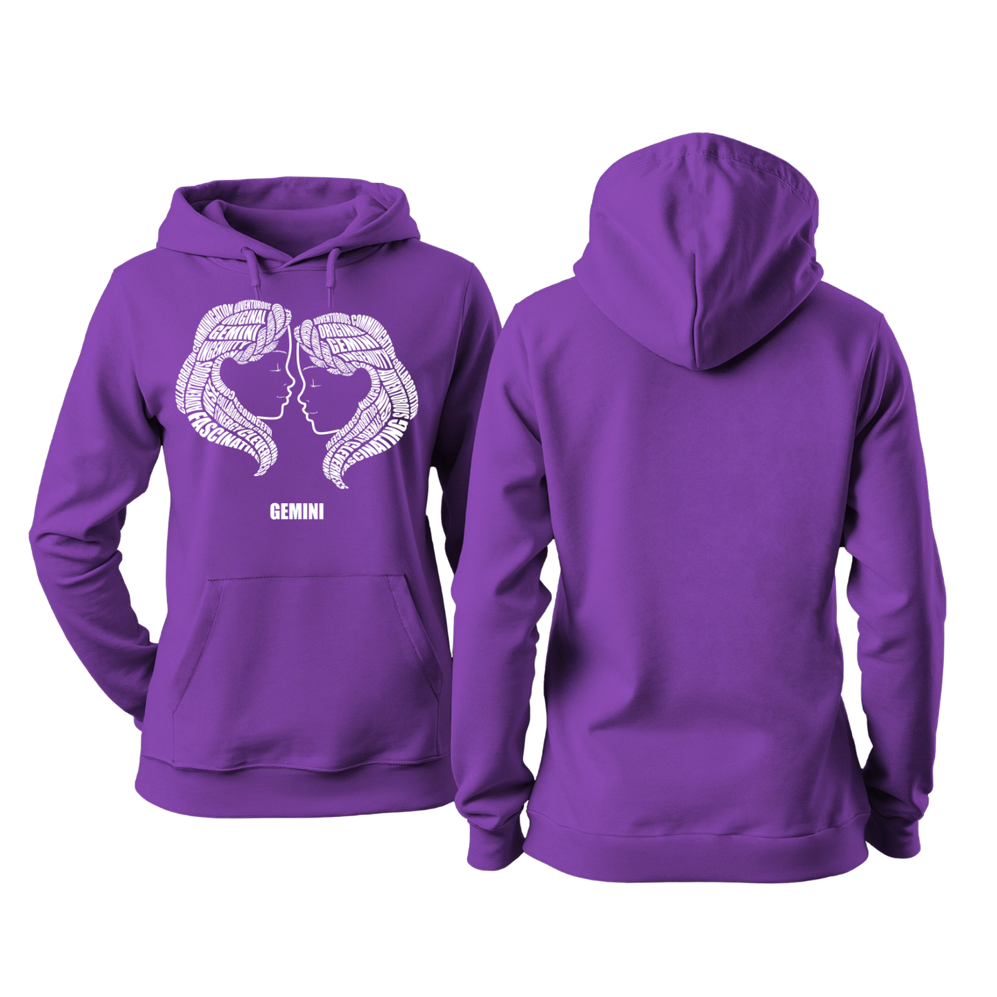 Zodiac Characteristics Hoodie – Purple Edition