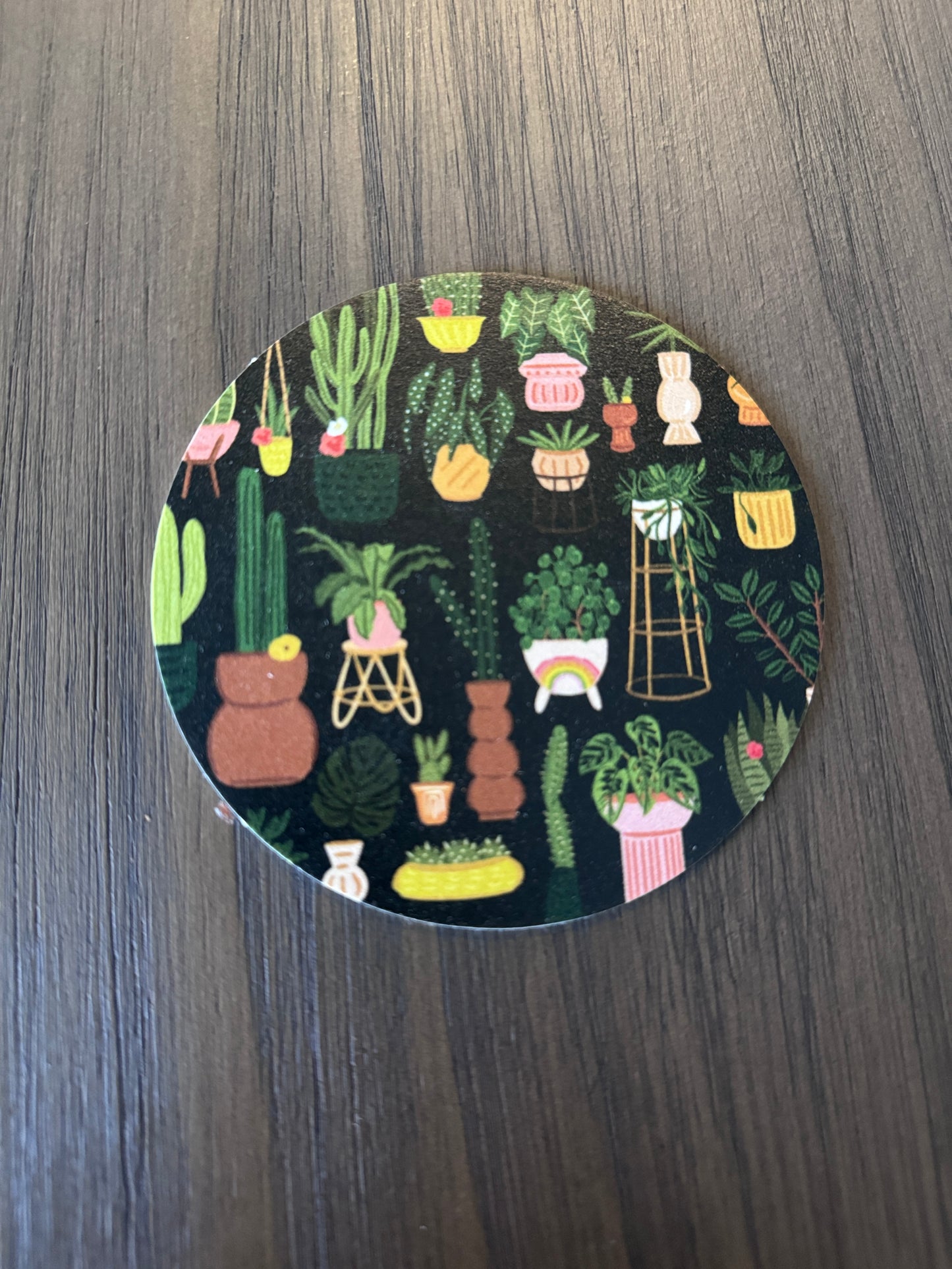 Plant Lover Double Sided Coaster Set of Four