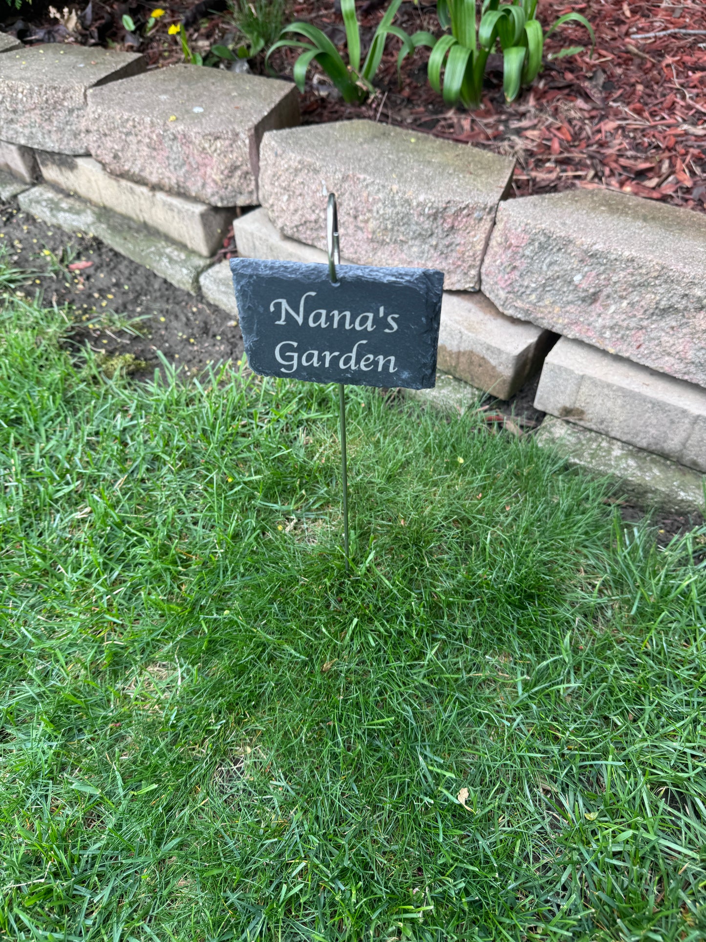 Personalized Slate Garden Sign Plant Marker