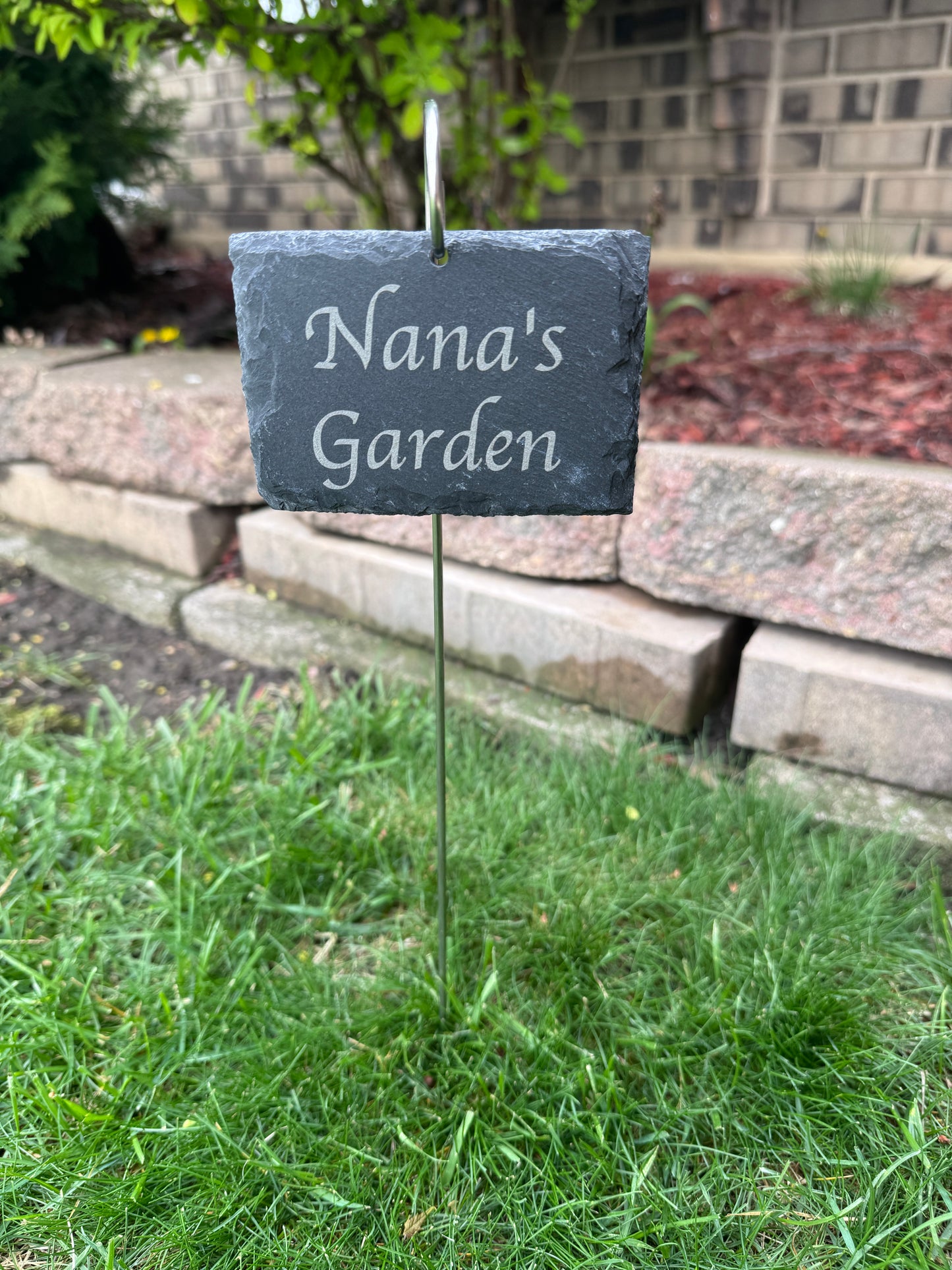 Personalized Slate Garden Sign Plant Marker