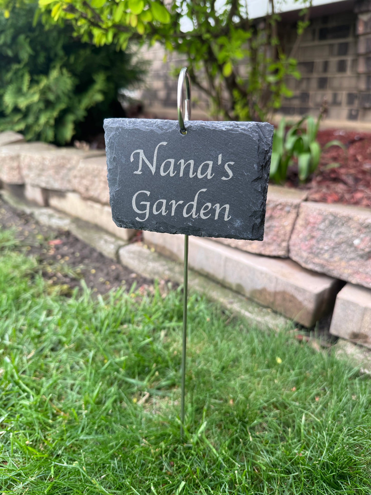 Personalized Slate Garden Sign Plant Marker