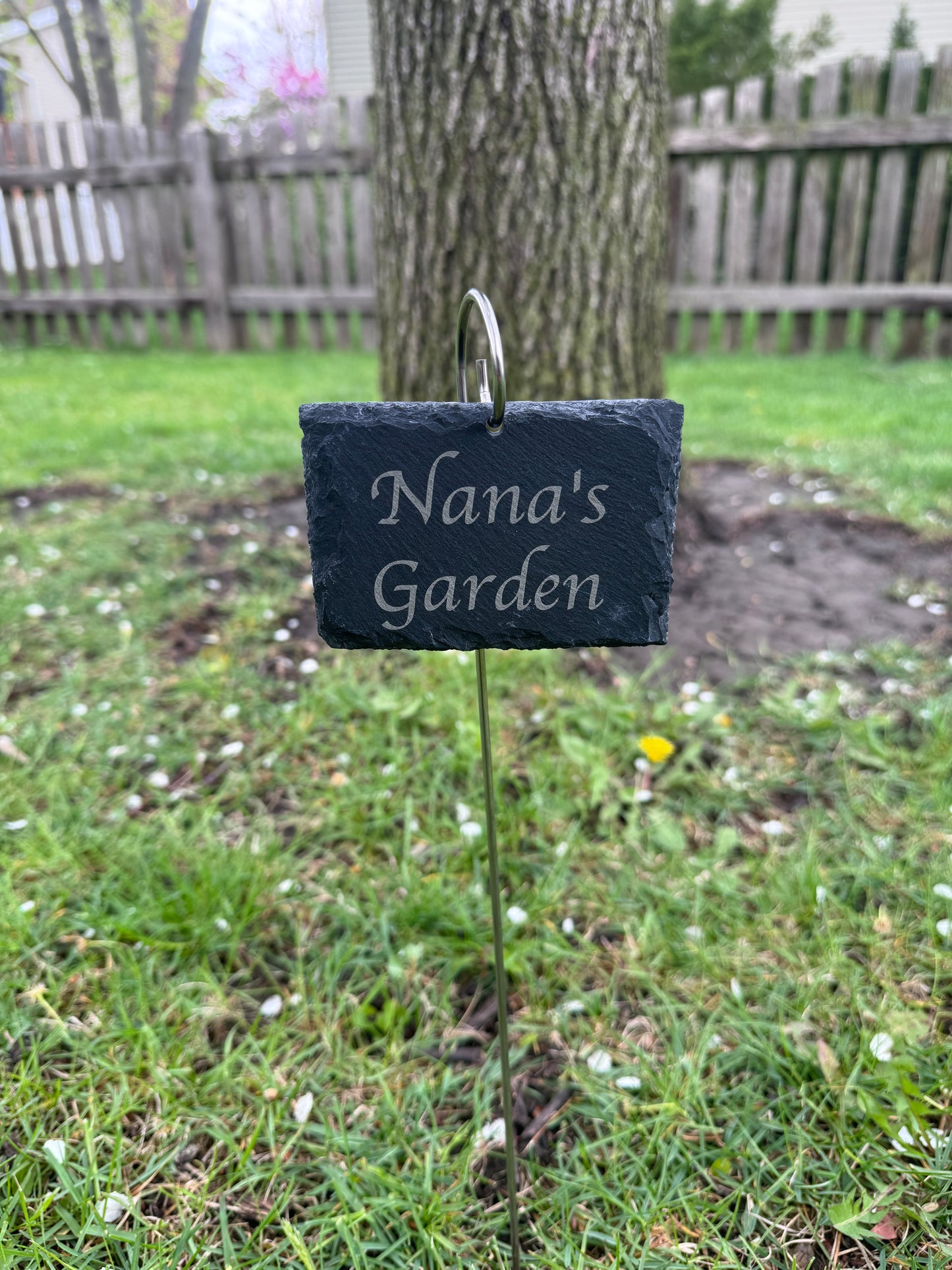 Personalized Slate Garden Sign Plant Marker