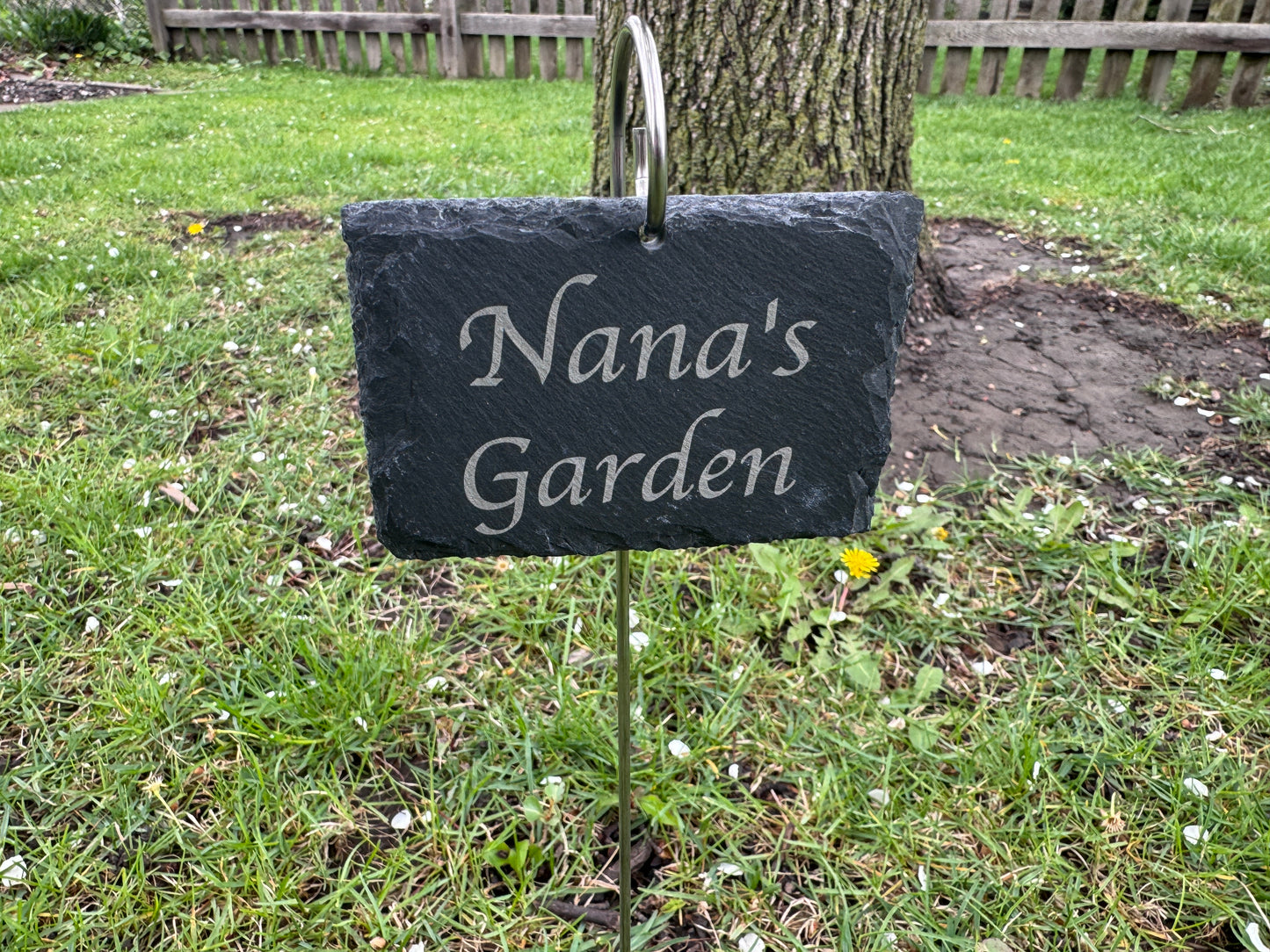 Personalized Slate Garden Sign Plant Marker