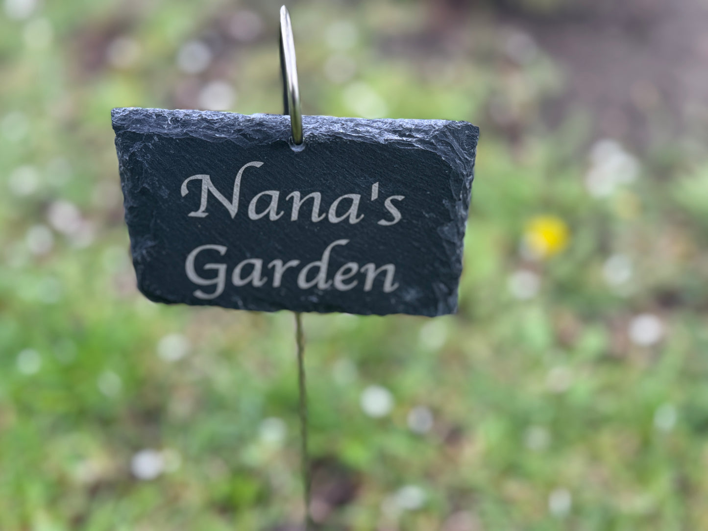 Personalized Slate Garden Sign Plant Marker