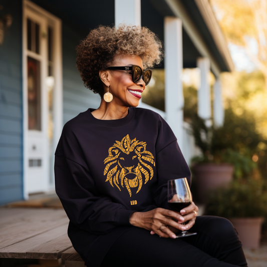 Leo Lion Characteristics Crewneck Sweatshirt — Unisex (S–5X)