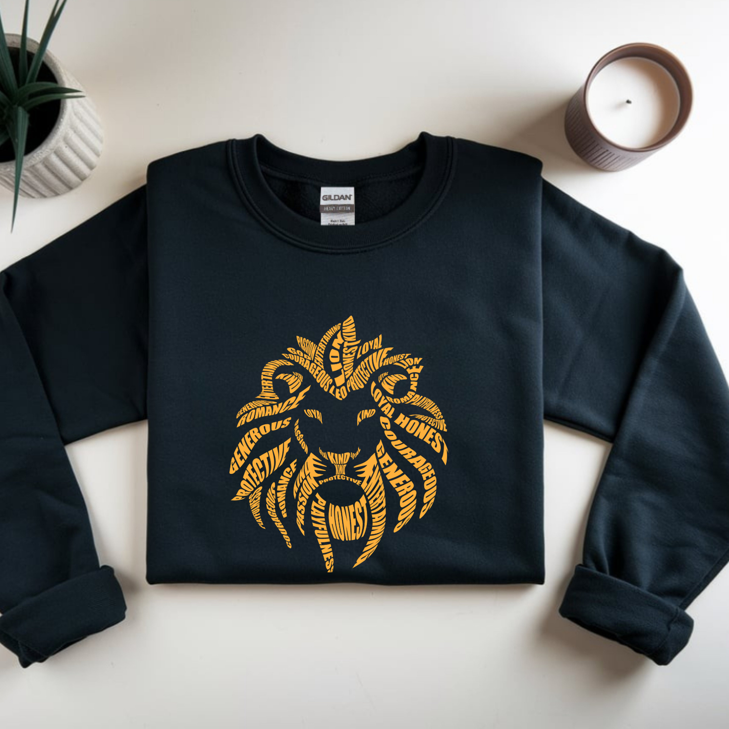Leo Lion Characteristics Crewneck Sweatshirt — Unisex (S–5X)