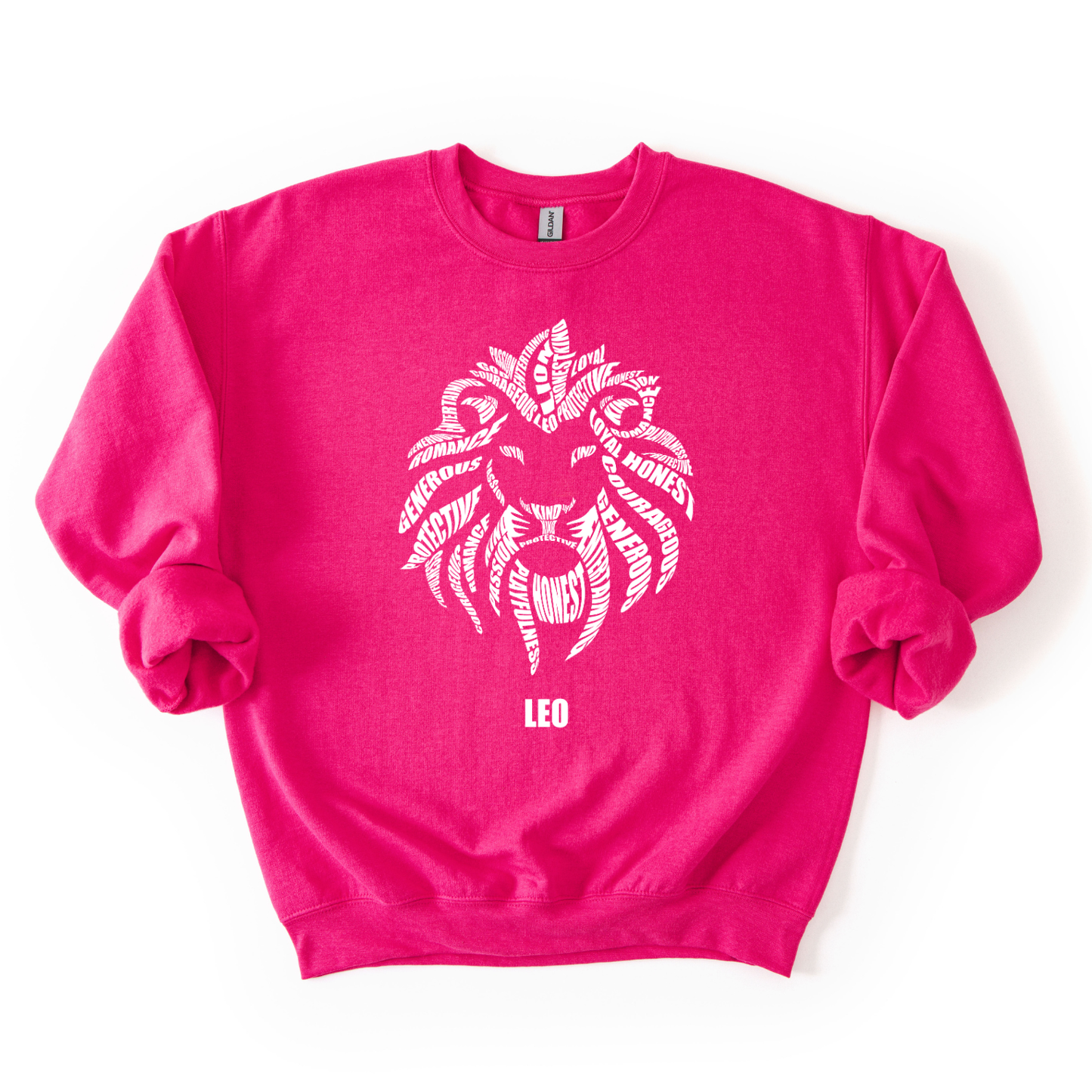 Zodiac Characteristics Crewneck Sweatshirt – Pink Edition